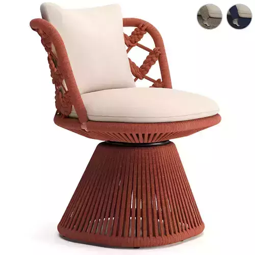 Flair O Outdoor Chair 3D model