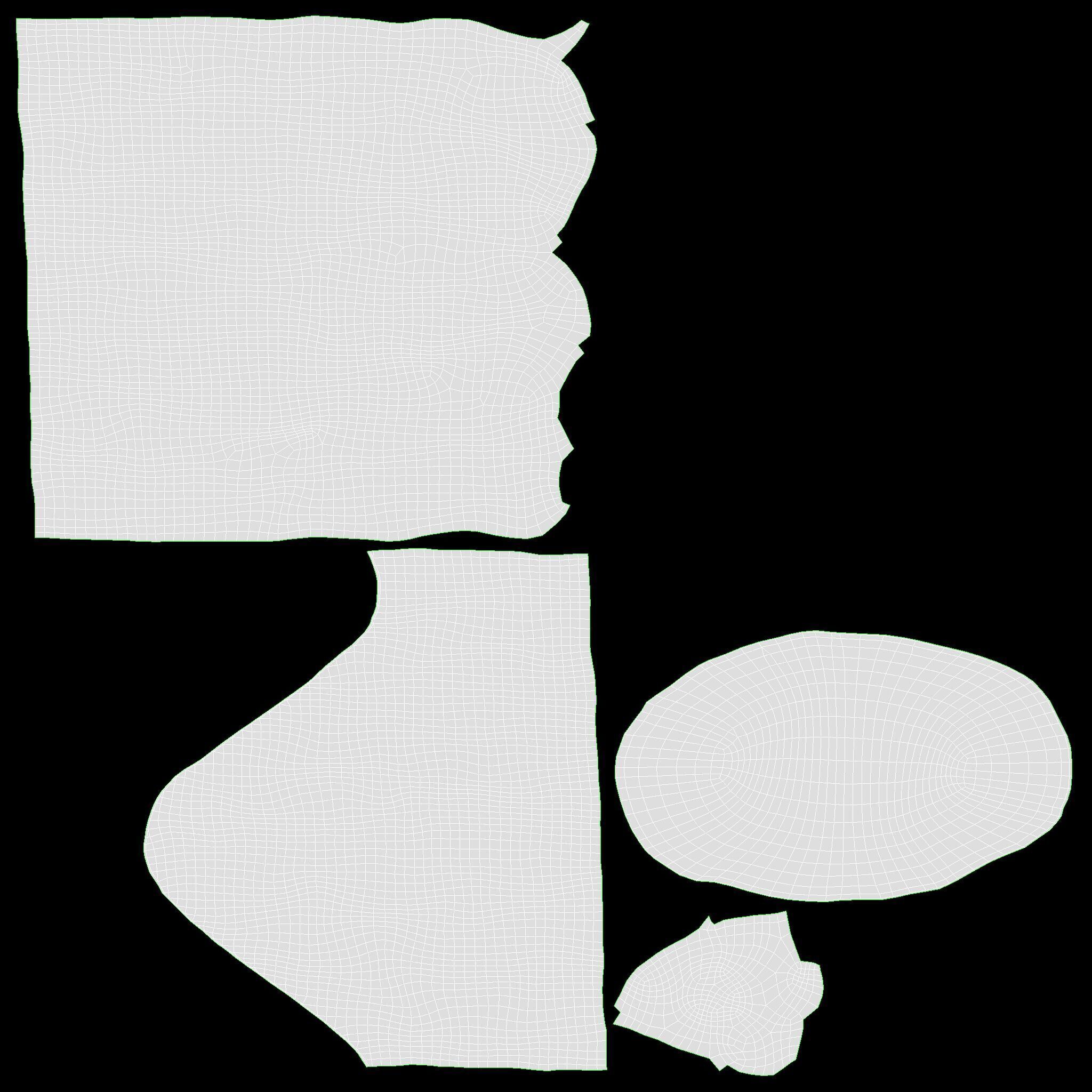 Dried sausage long whole and slices 02 Low-poly 3D model_11