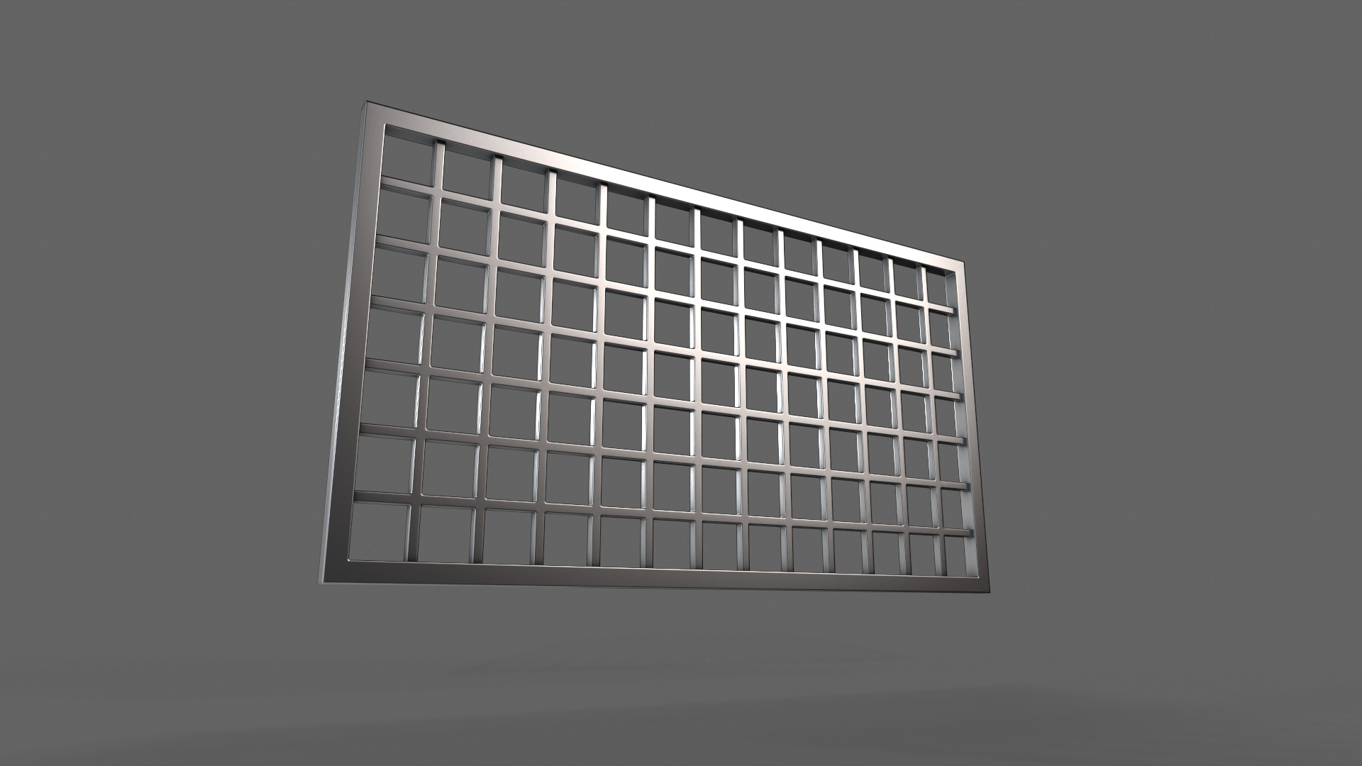 PBR Prison Window 4 Low-poly 3D model_9