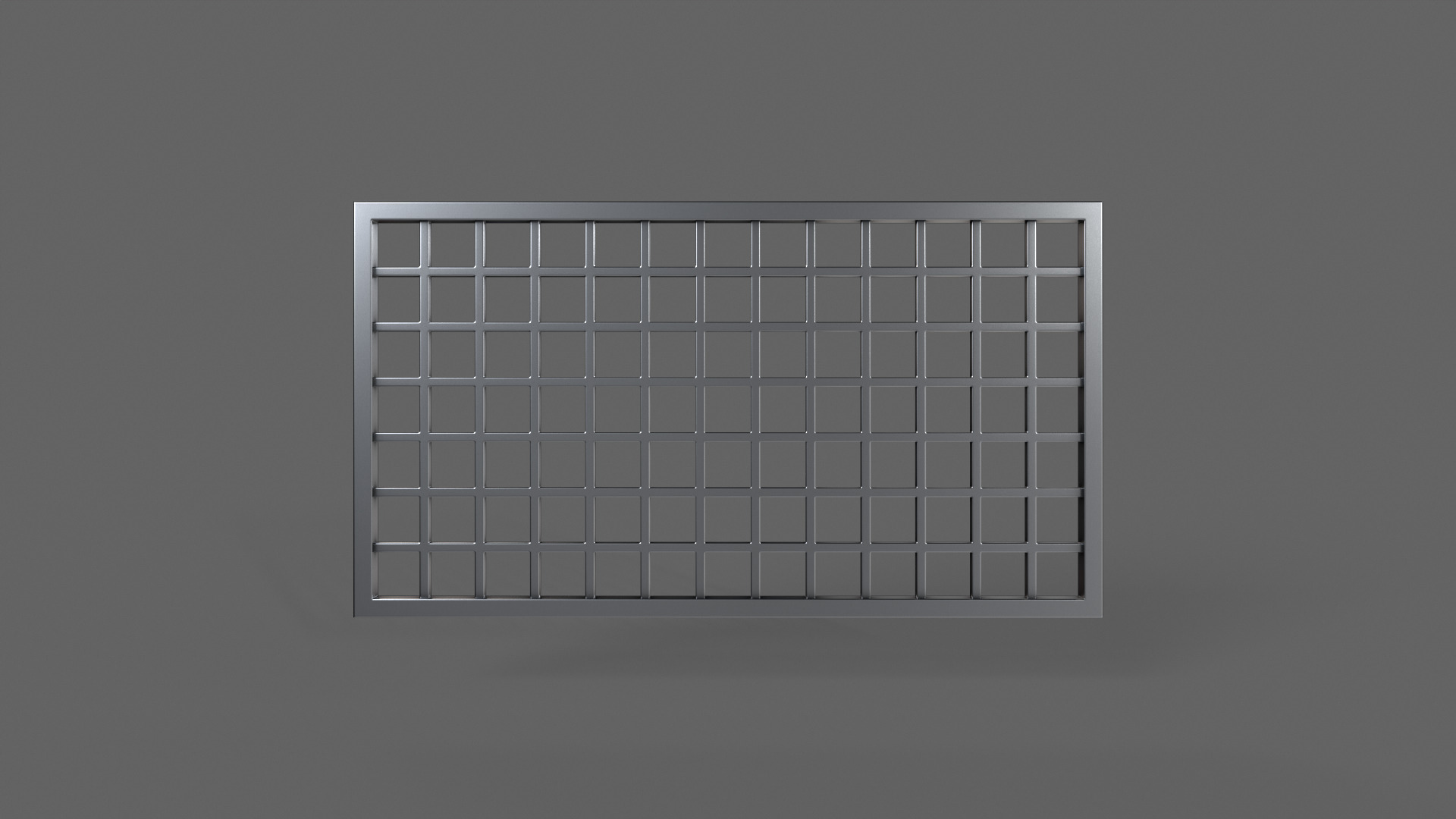 PBR Prison Window 4 Low-poly 3D model_3