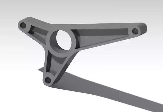 Generic Front Engine Mount CAD Model for Mechanical Design 3D print model