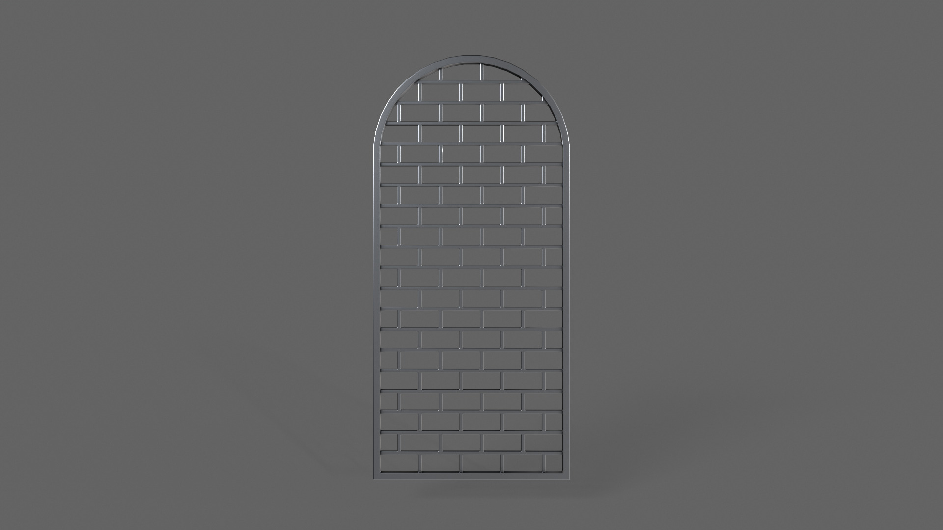 PBR Prison Window 5 Low-poly 3D model_3