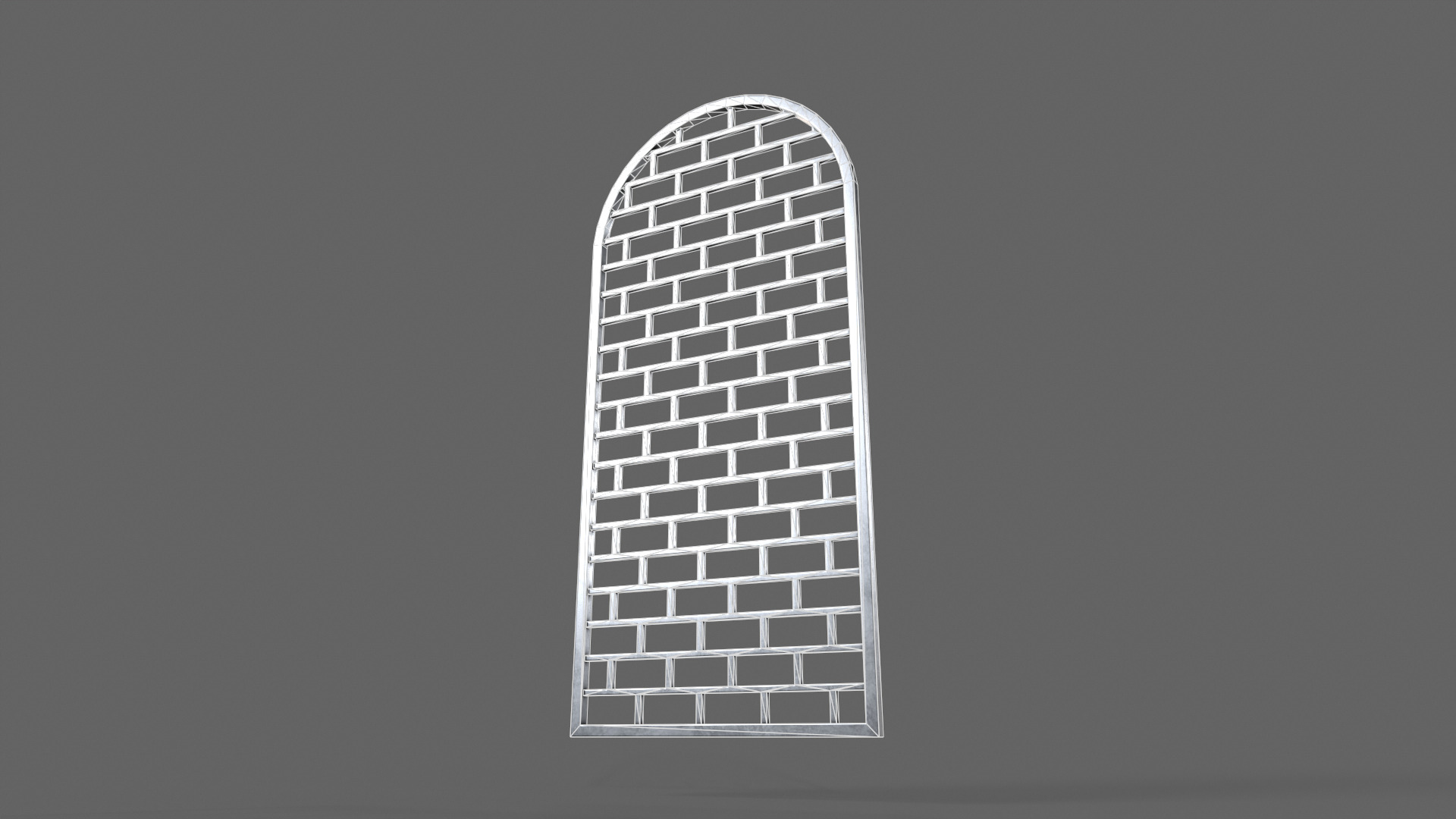 PBR Prison Window 5 Low-poly 3D model_13