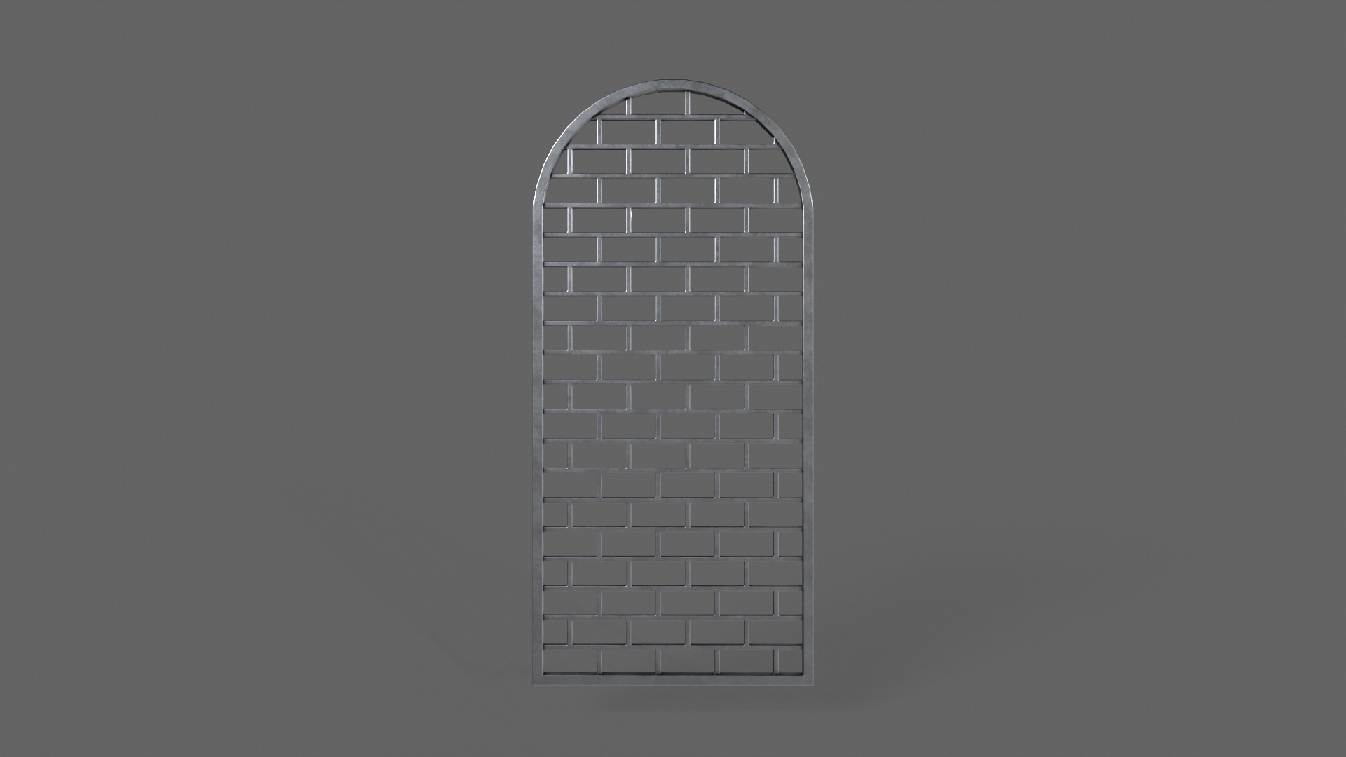 PBR Prison Window 5 Low-poly 3D model_4