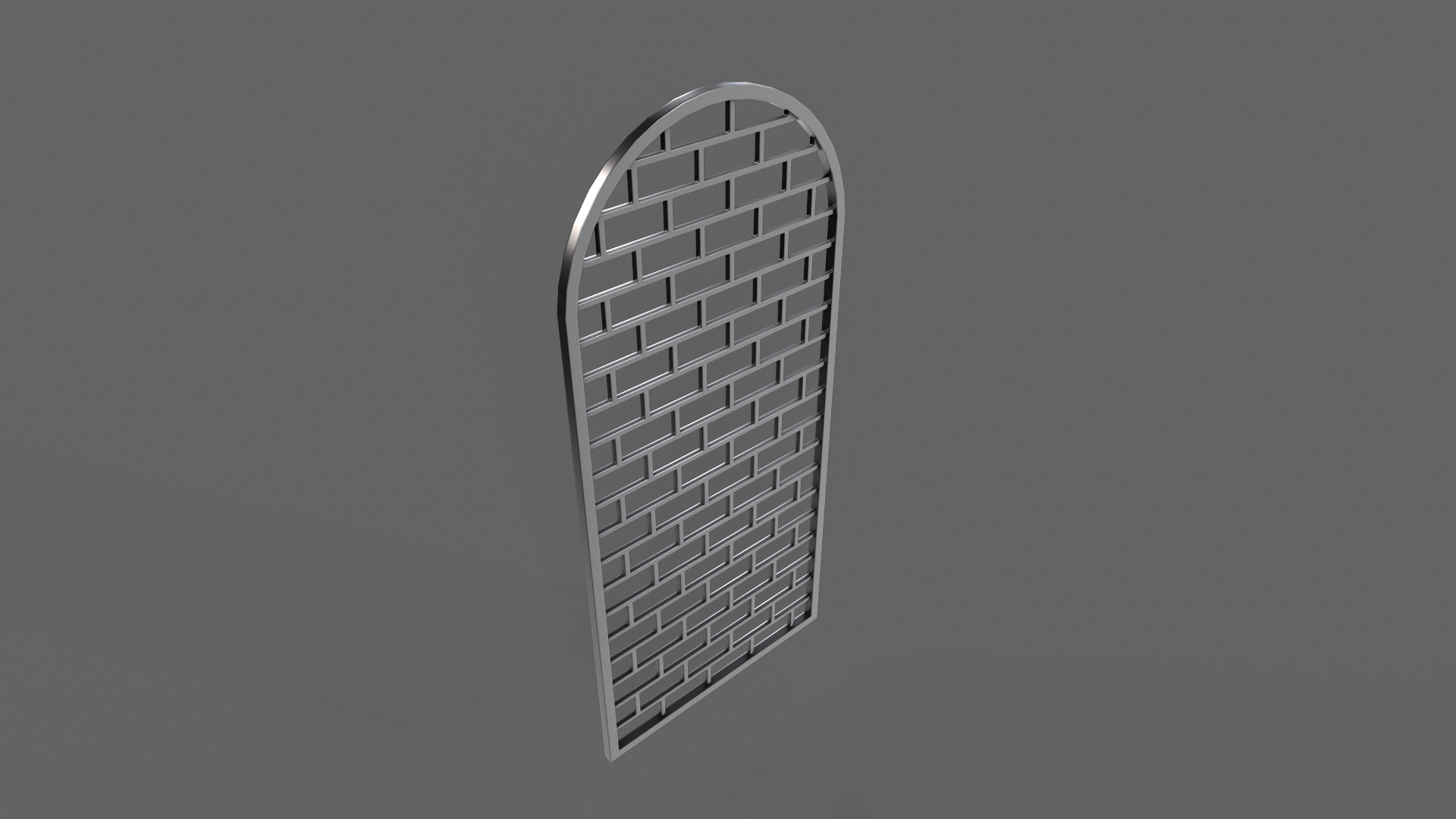 PBR Prison Window 5 Low-poly 3D model_5