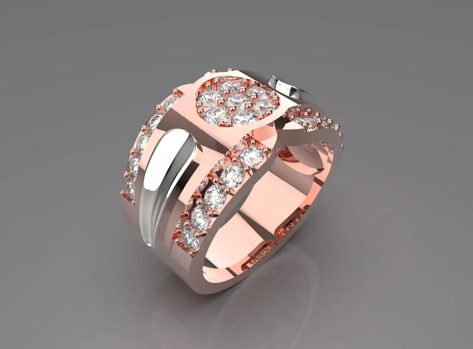 flower jewelry woman ring fr0060 3D print model