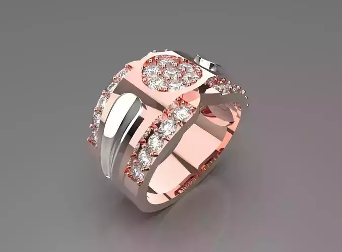 flower jewelry woman ring fr0060 3D print model