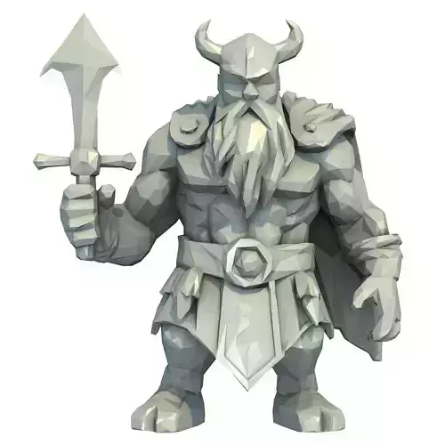 Viking Low Poly
