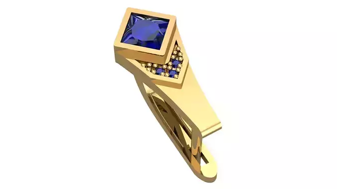 Golden Elegance Meets Blue Passion - Earring Collection--DL32--