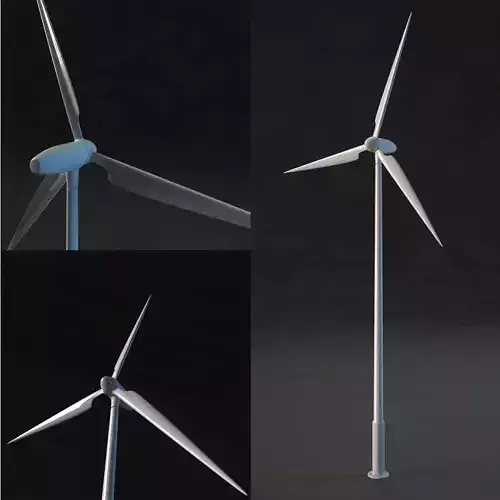 Wind turbine 3D model Wind turbine 3D model