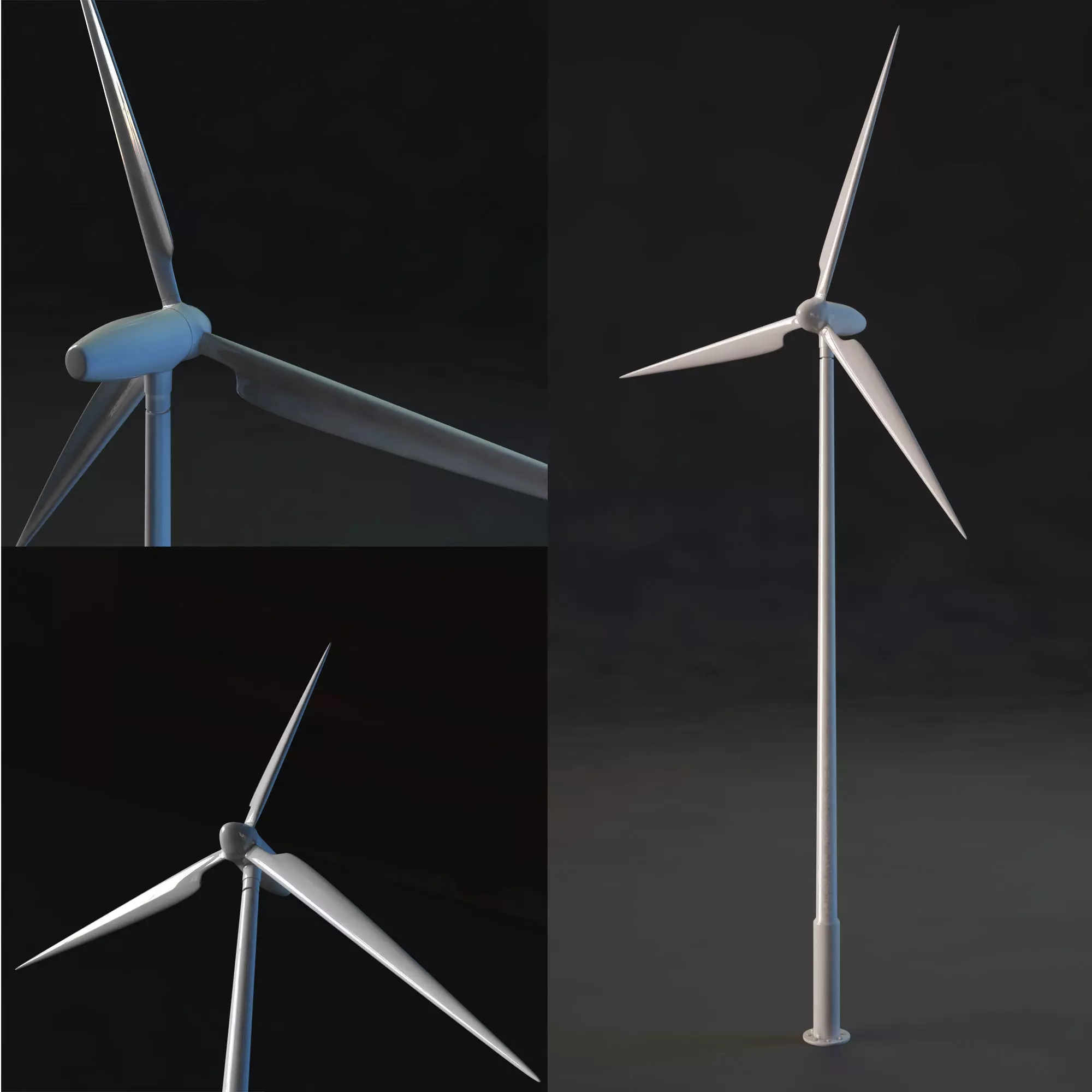 Wind turbine 3D model_0