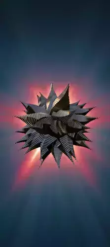 Spikyabstract geometric sculpture 7