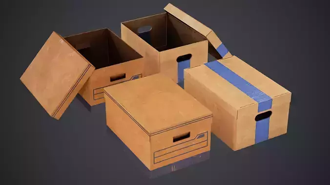 CardBoard Box - PBR Texture