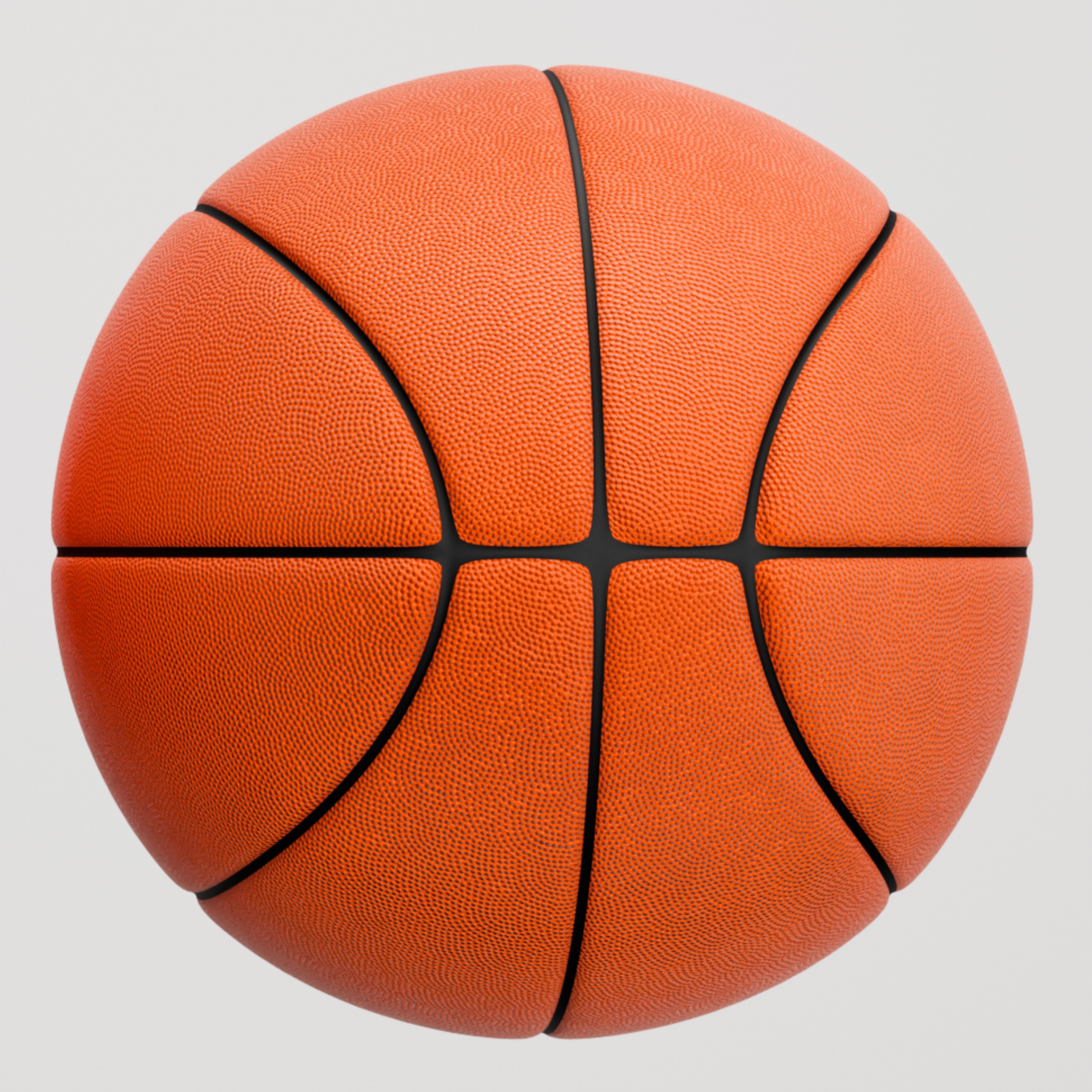 Realistic Basketball 3D Model  3D model_1