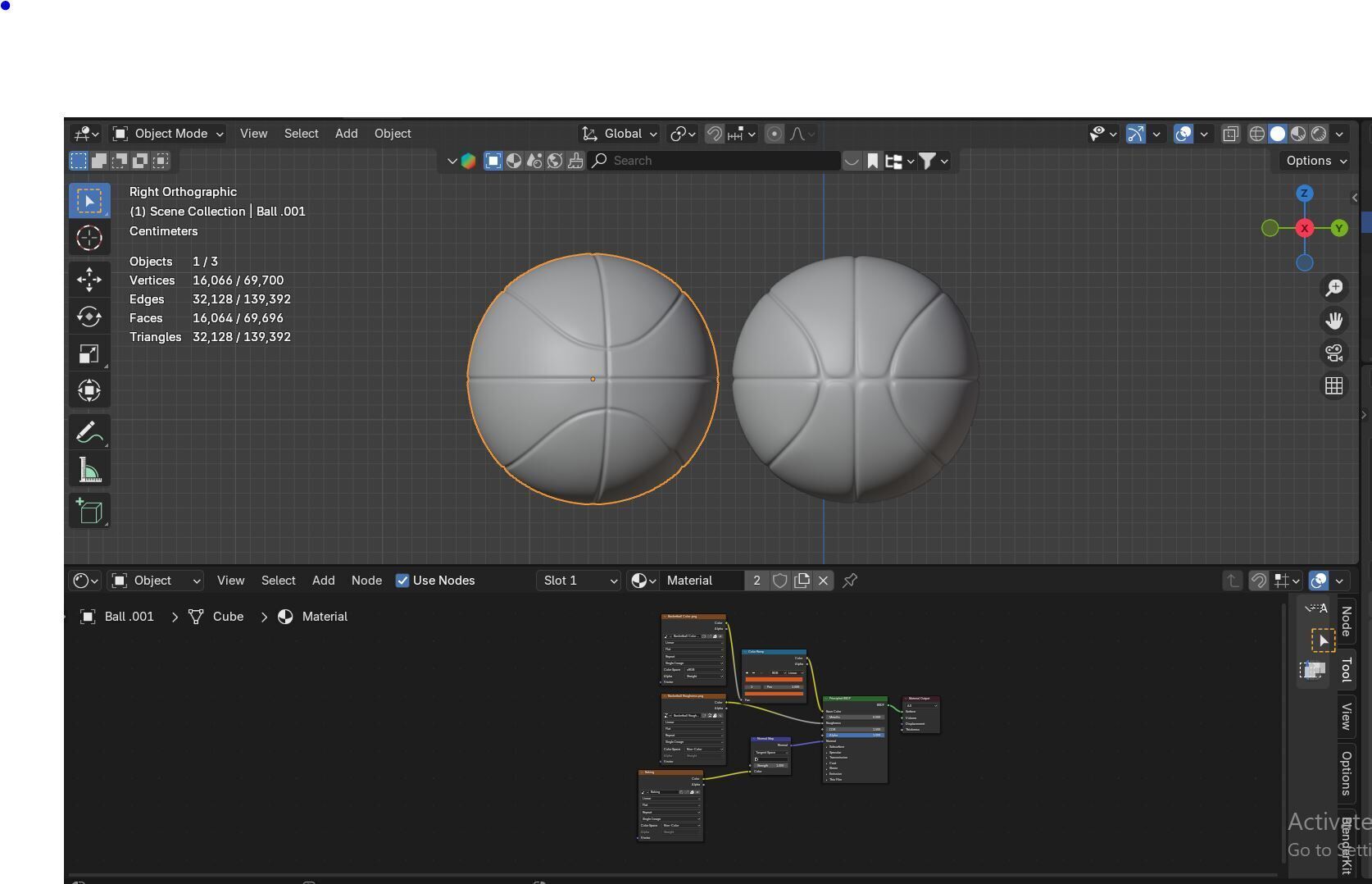 Realistic Basketball 3D Model  3D model_7