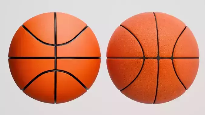 Realistic Basketball 3D Model  3D model
