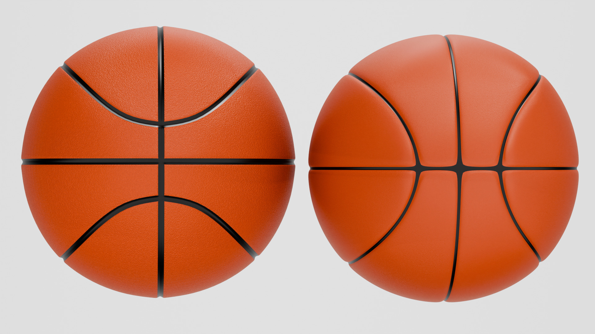 Realistic Basketball 3D Model  3D model_10