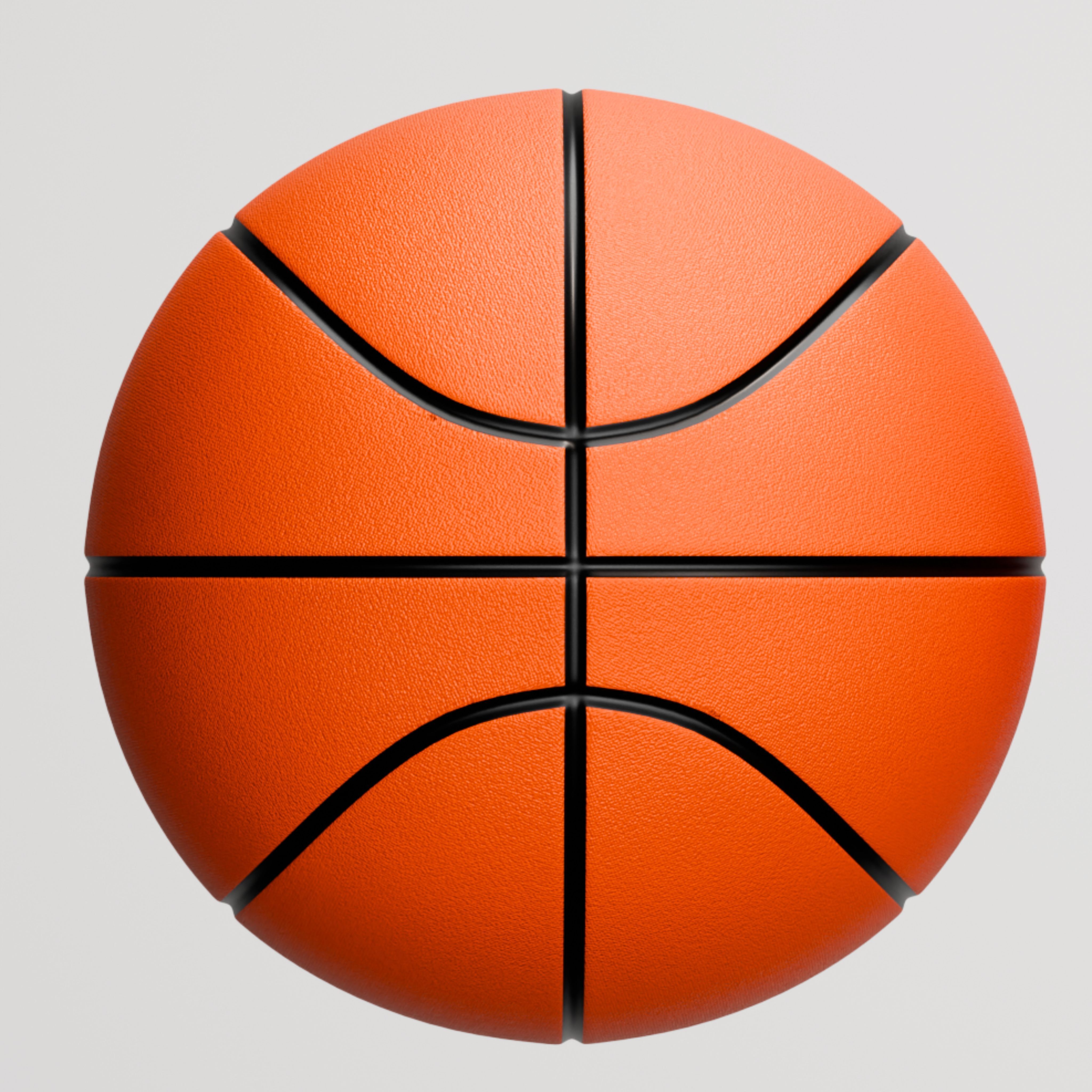 Realistic Basketball 3D Model  3D model_2