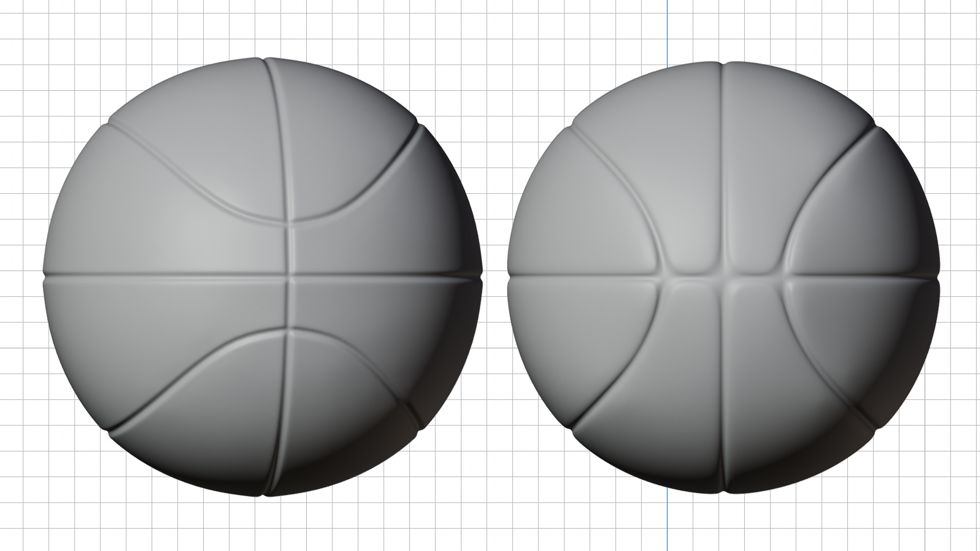 Realistic Basketball 3D Model  3D model_4