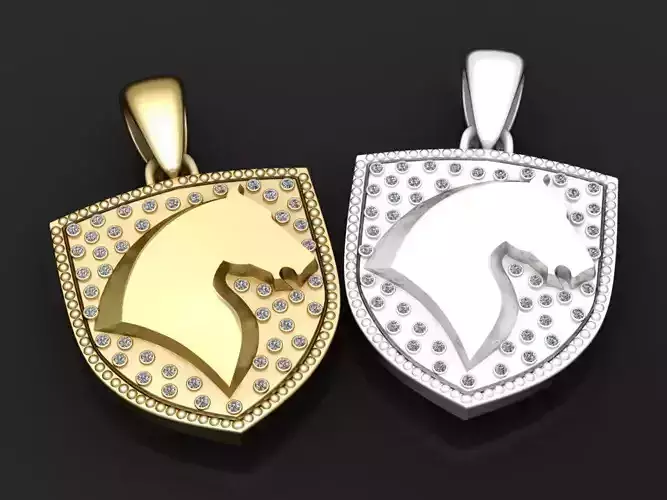 horse pendant 