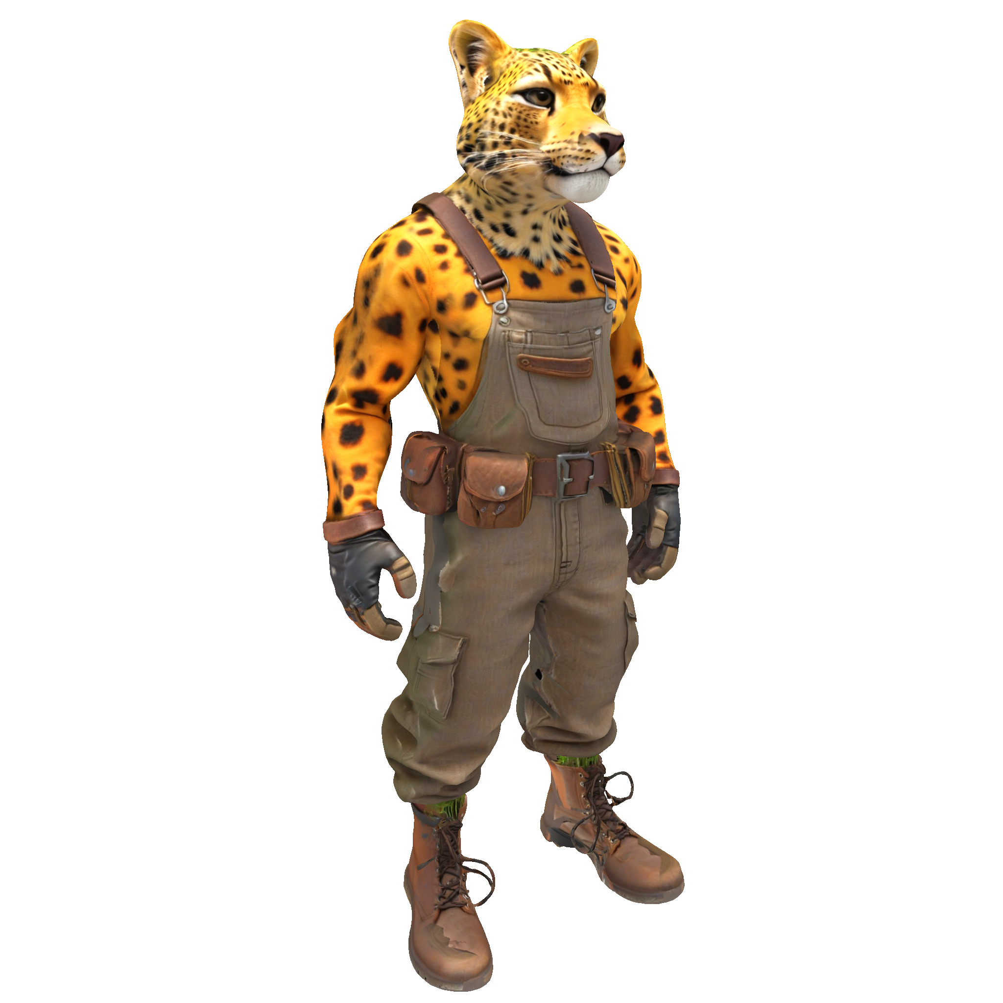 Anthropomorphic Animal Character Collection 3D print model_2