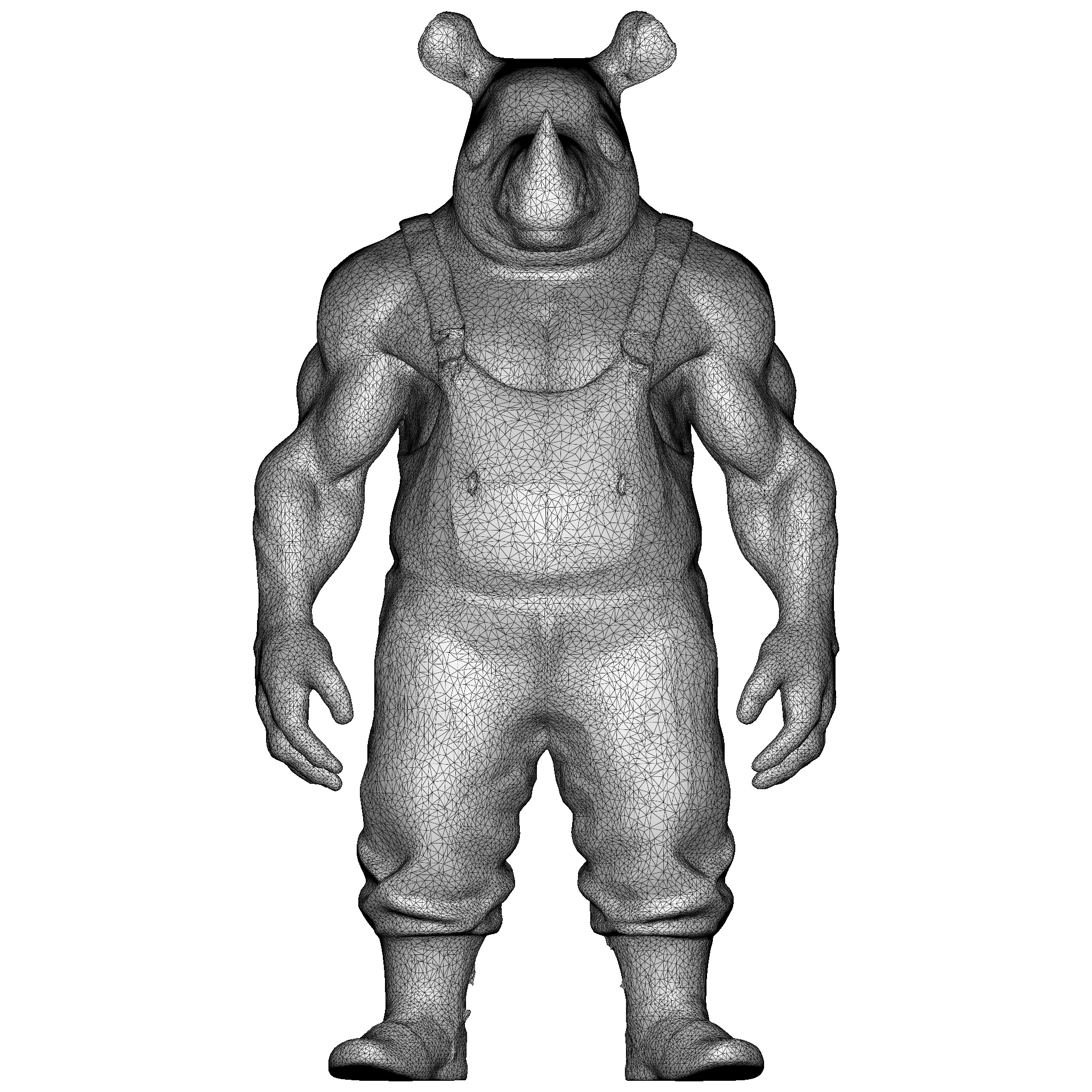 Anthropomorphic Animal Character Collection 3D print model_7
