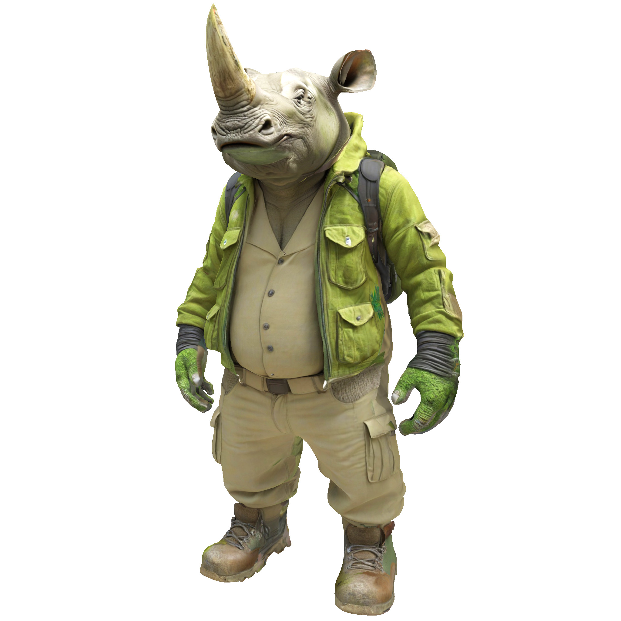Anthropomorphic Animal Character Collection 3D print model_12