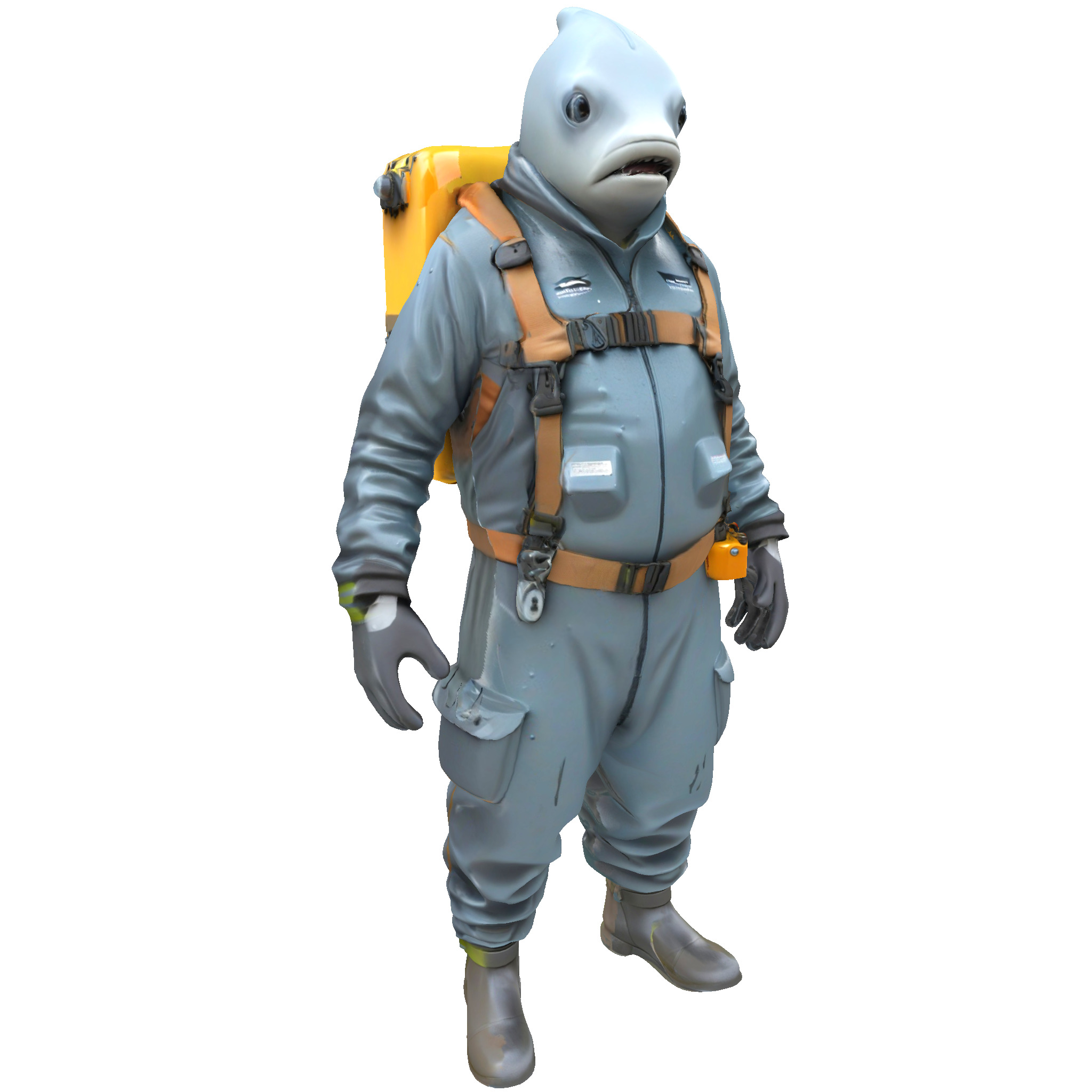 Anthropomorphic Animal Character Collection 3D print model_14