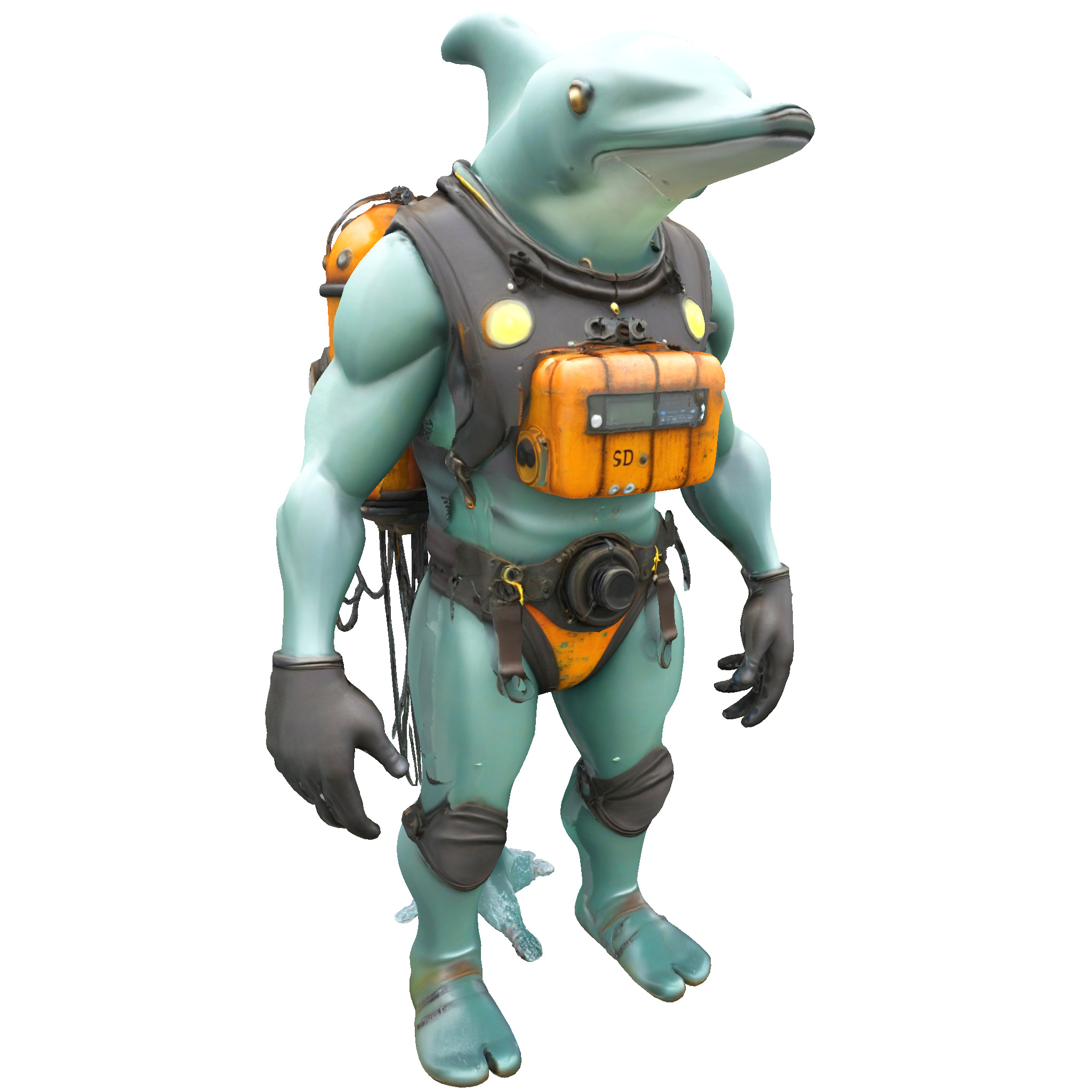 Anthropomorphic Animal Character Collection 3D print model_26