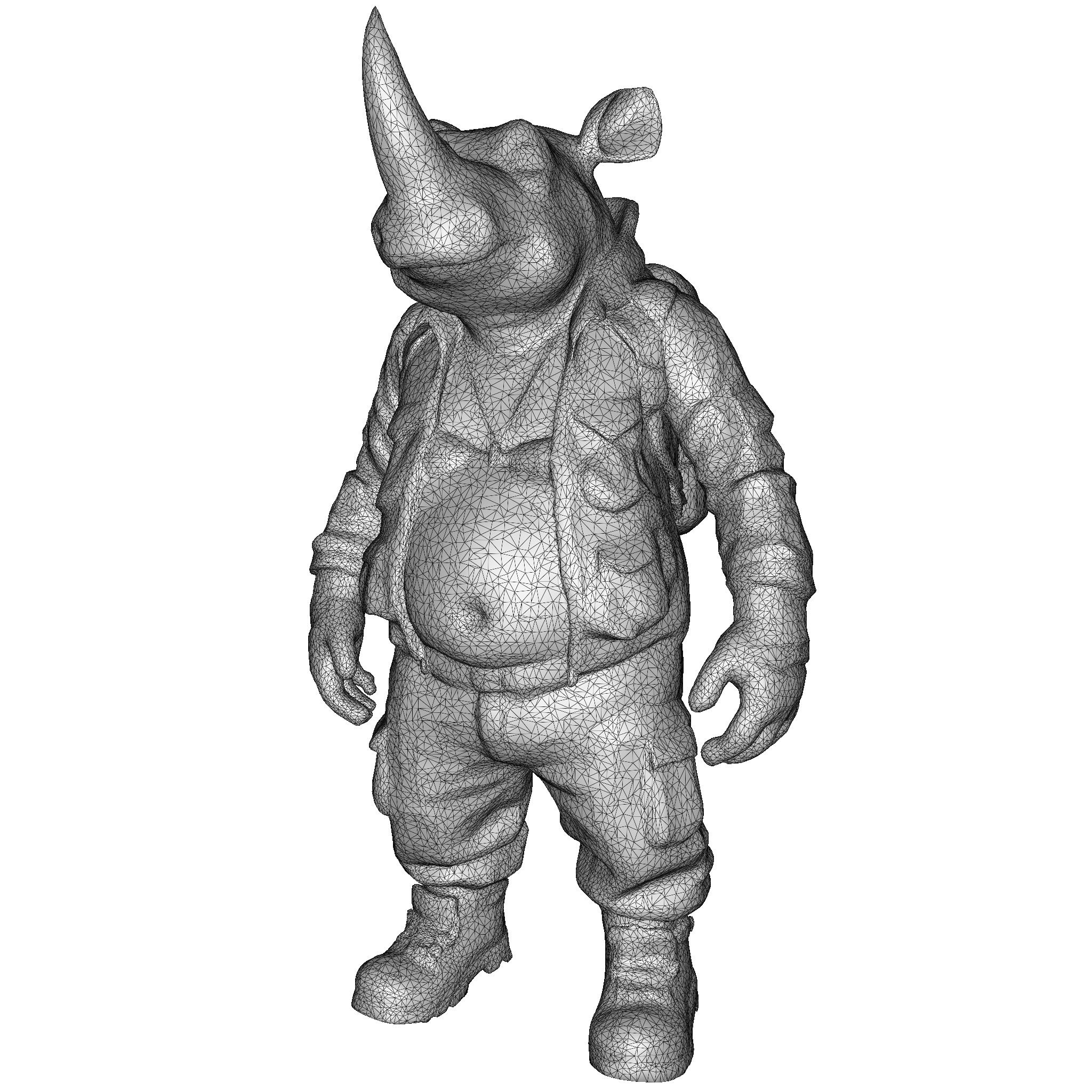 Anthropomorphic Animal Character Collection 3D print model_13