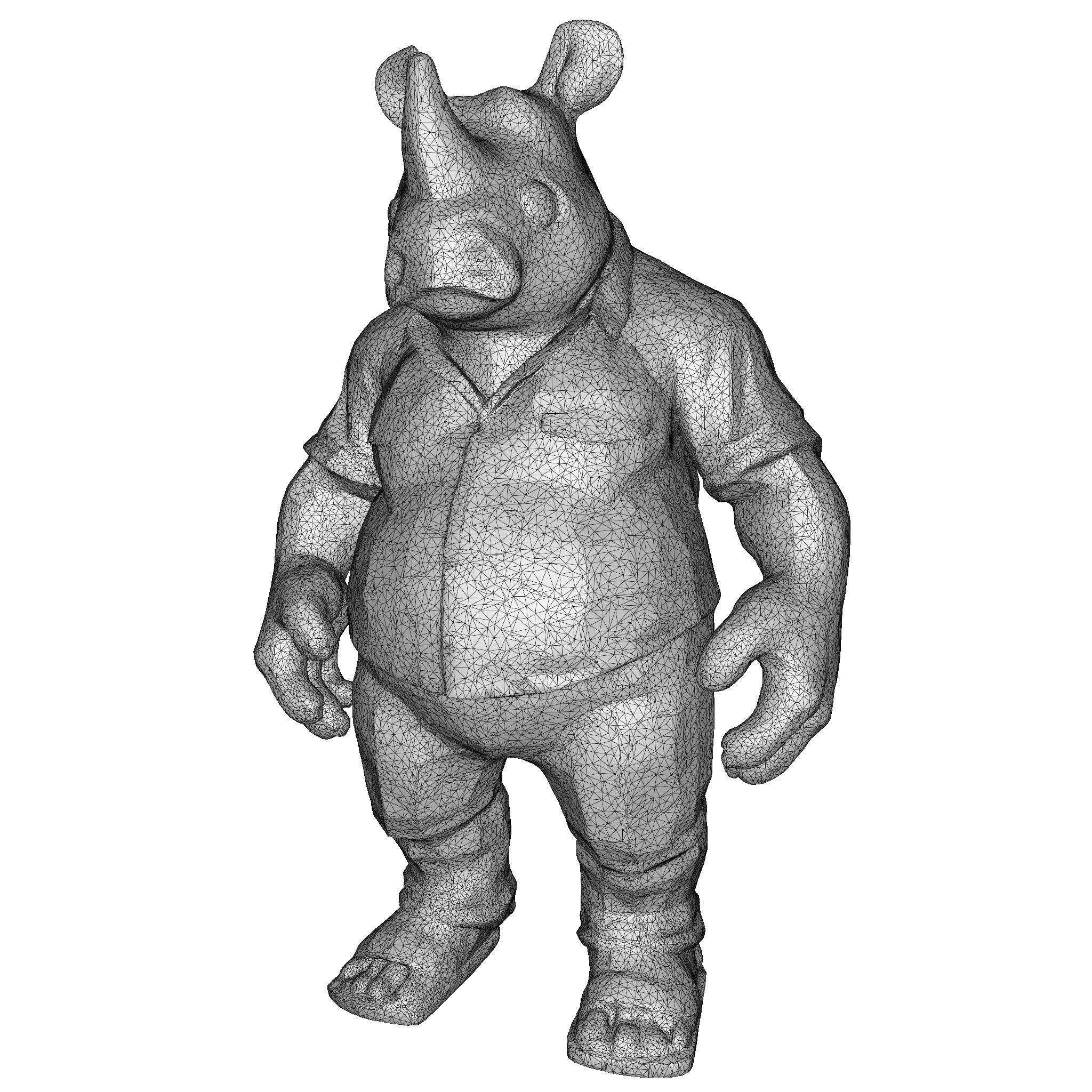 Anthropomorphic Animal Character Collection 3D print model_19