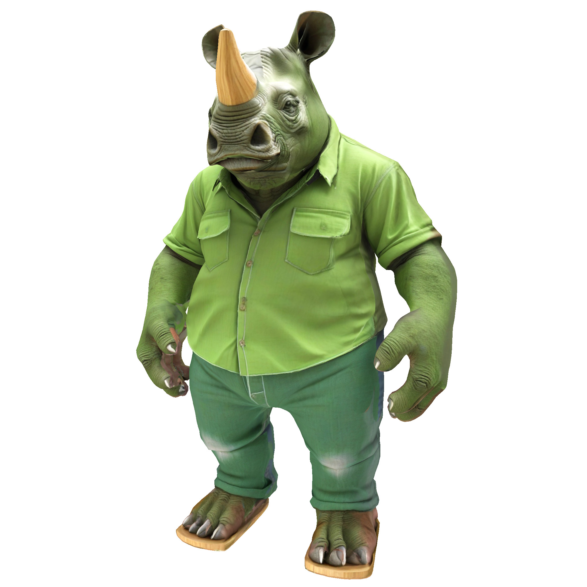 Anthropomorphic Animal Character Collection 3D print model_18