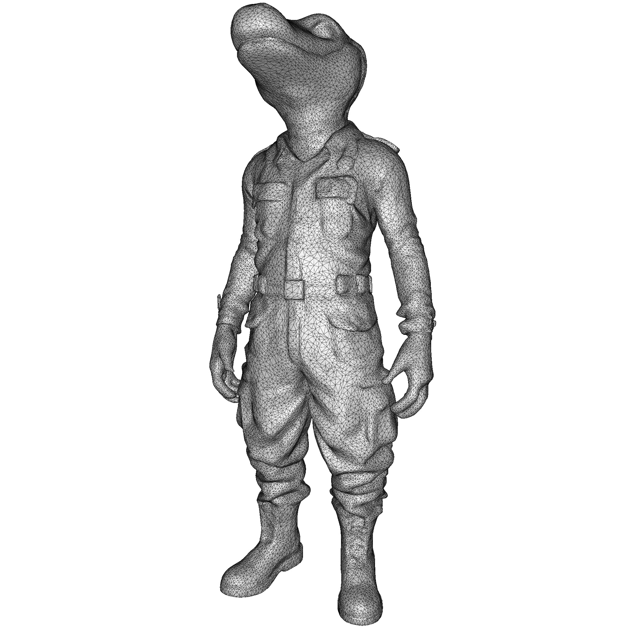 Anthropomorphic Animal Character Collection 3D print model_31