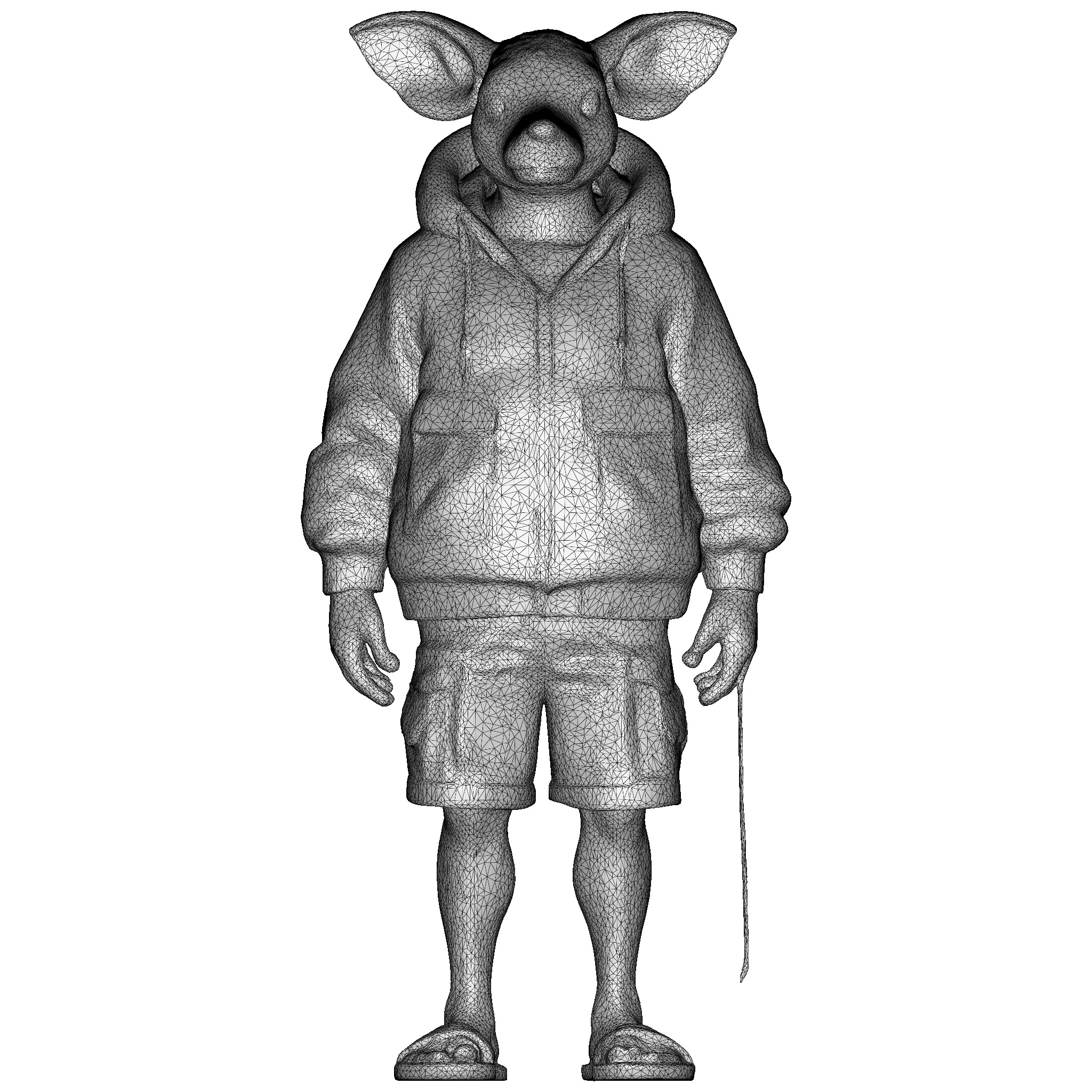 Anthropomorphic Animal Character Collection 3D print model_17
