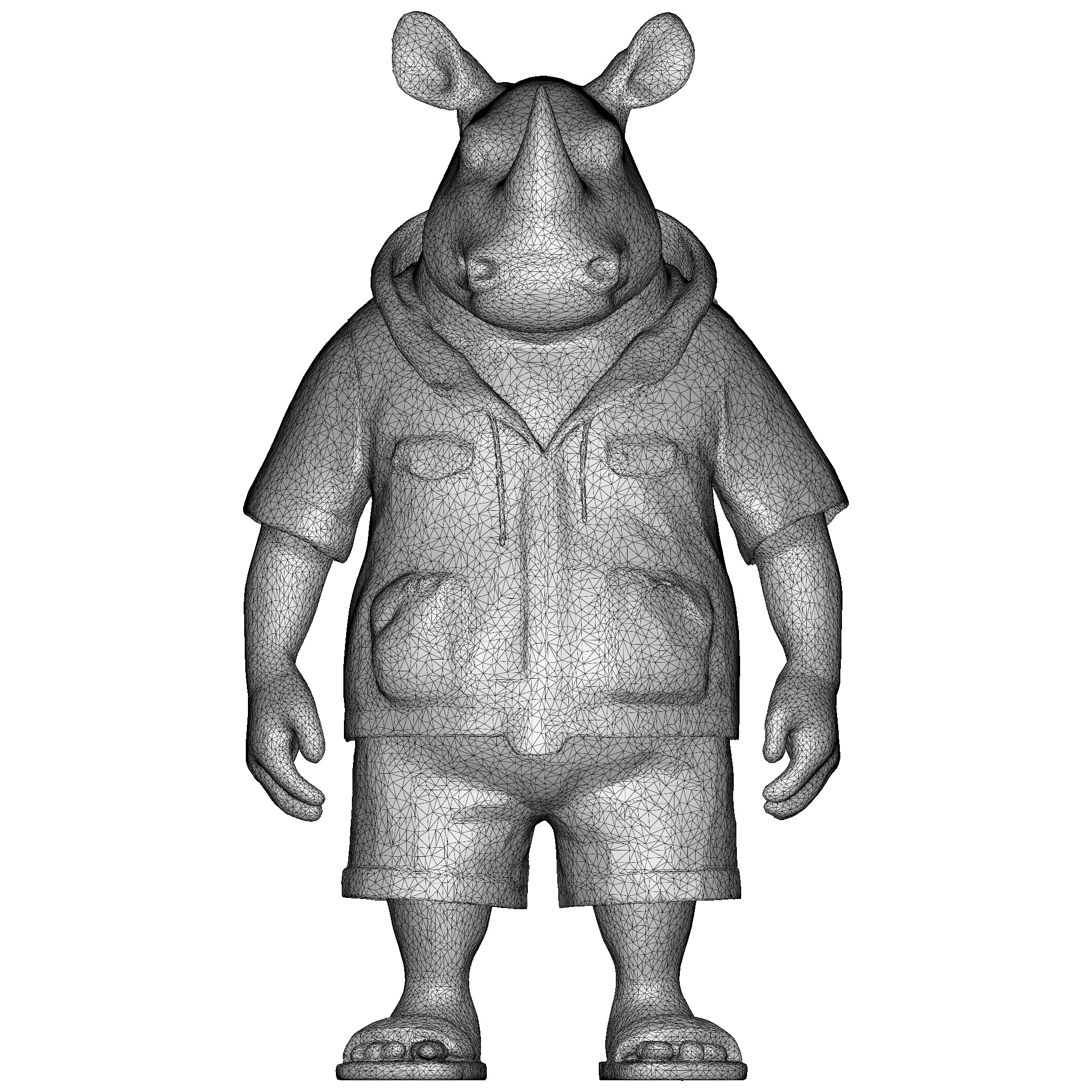 Anthropomorphic Animal Character Collection 3D print model_23