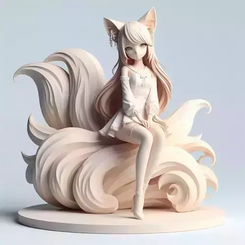 43 Fox Spirit Woman in Pu Song Ling Style