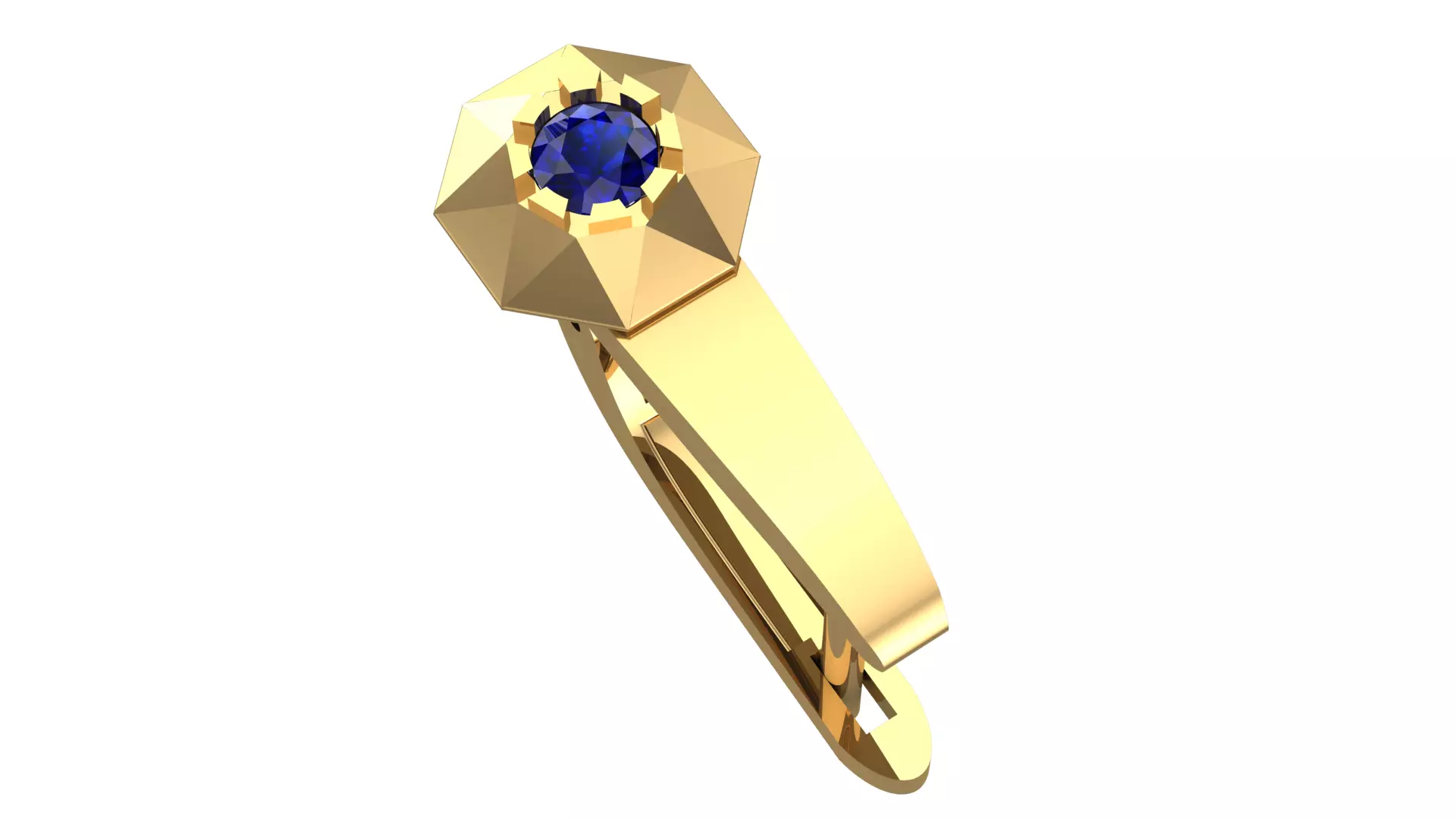 Golden Elegance Meets Blue Passion - Earring Collection--DL54-- 3D print model