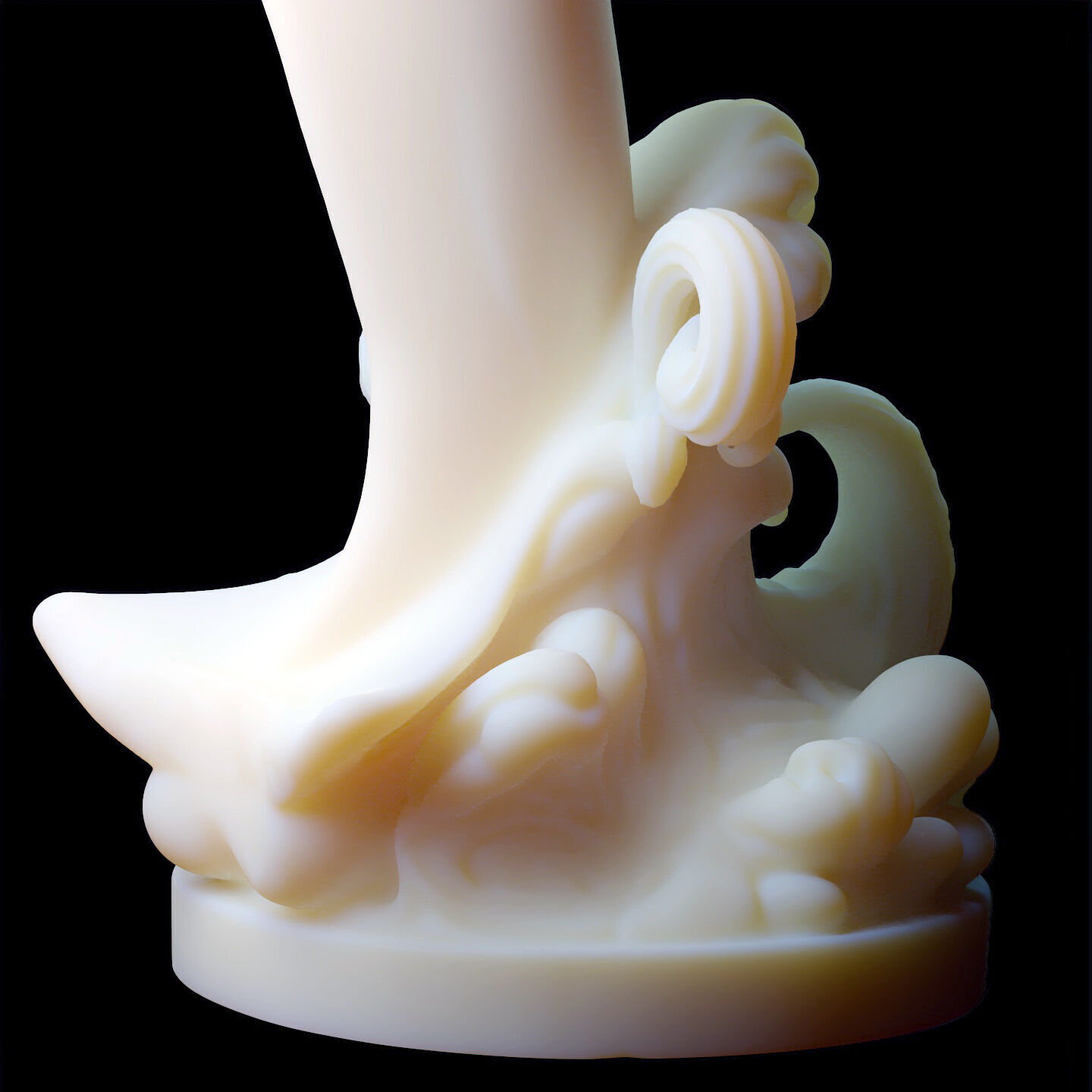 Dolphin Jumping Over Ocean Waves 3D print model_10