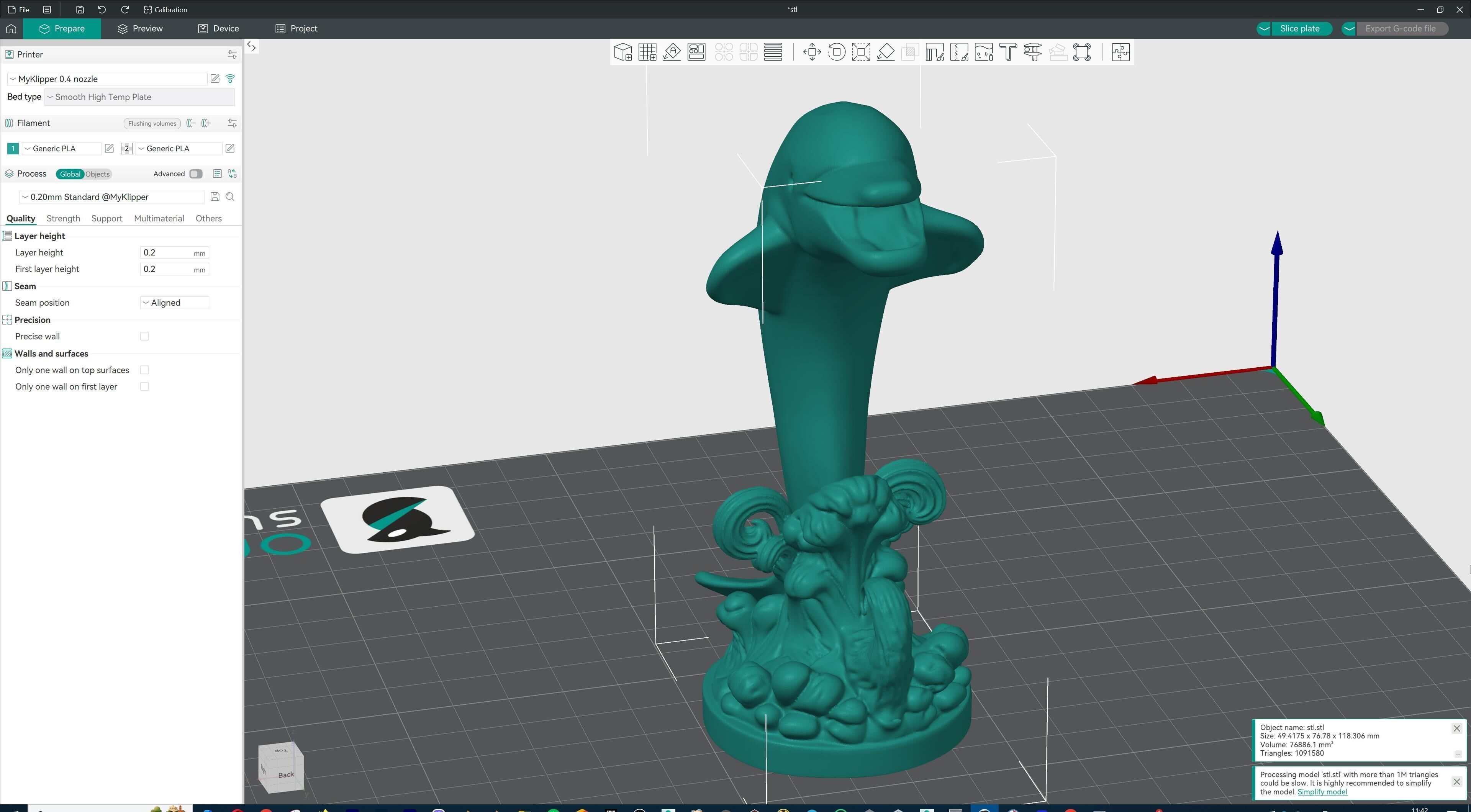 Dolphin Jumping Over Ocean Waves 3D print model_15