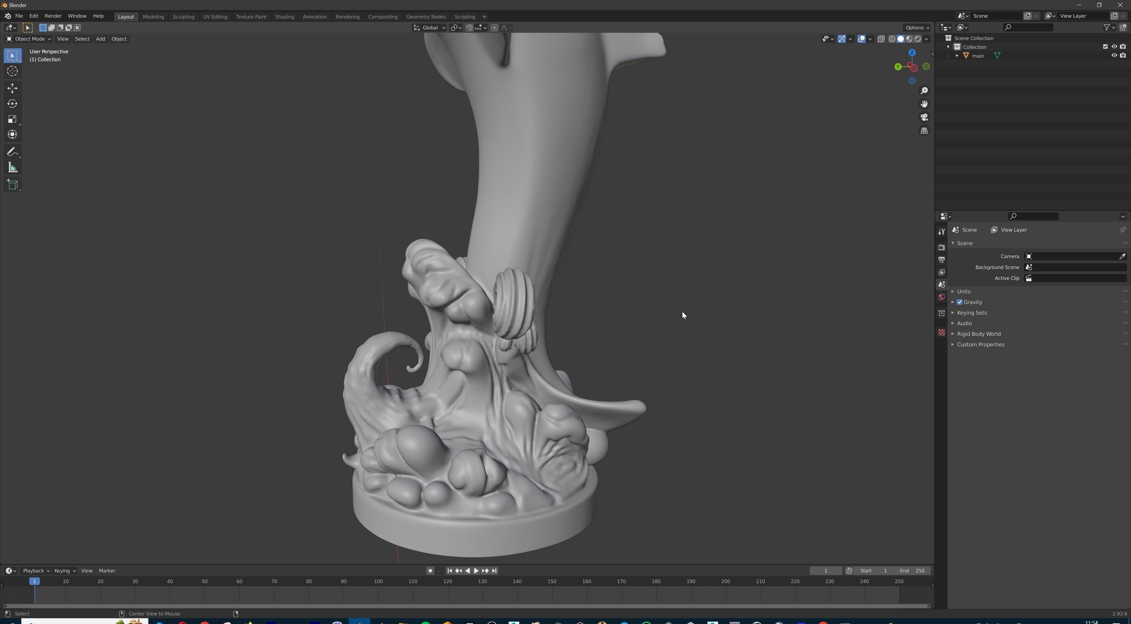 Dolphin Jumping Over Ocean Waves 3D print model_40