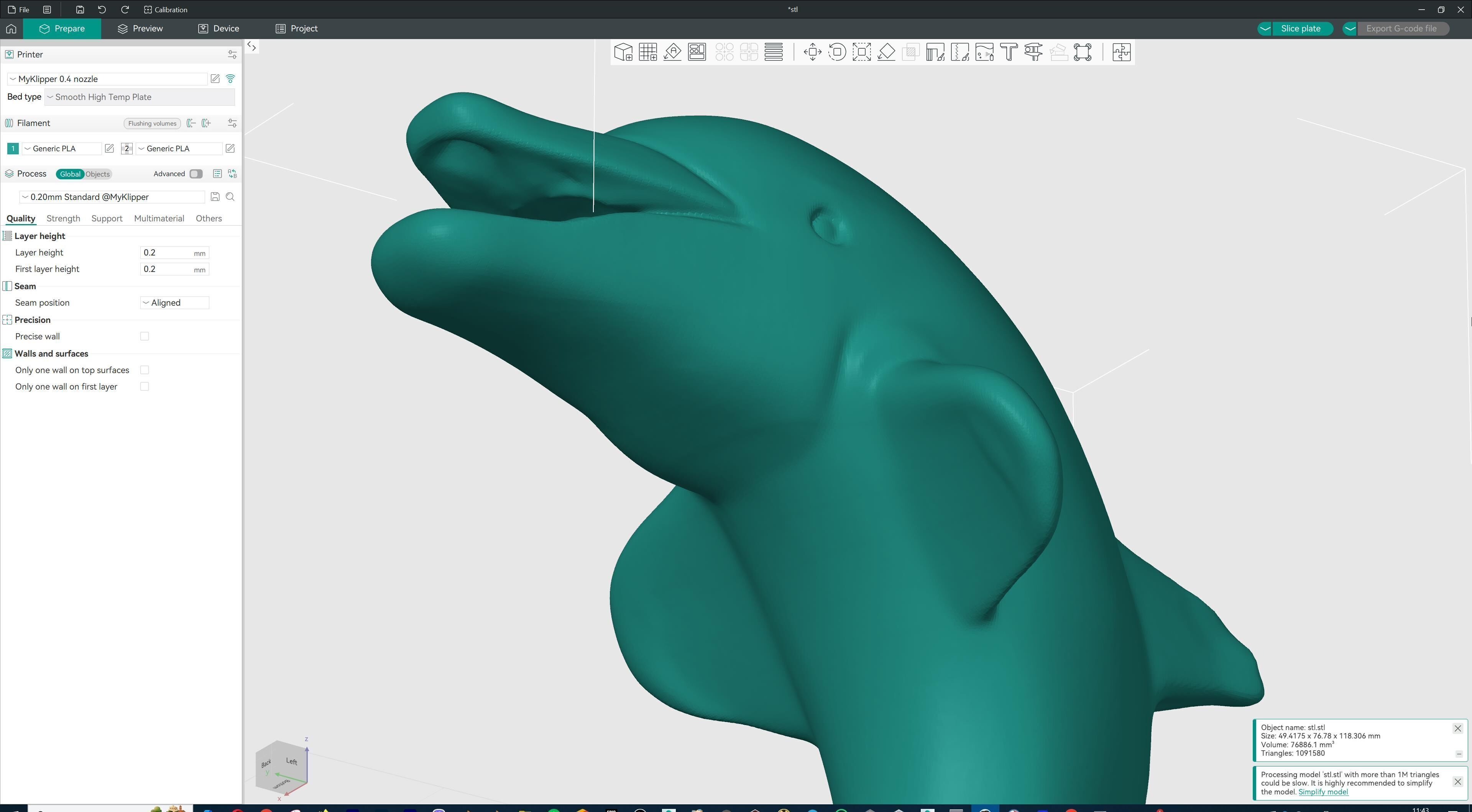 Dolphin Jumping Over Ocean Waves 3D print model_22