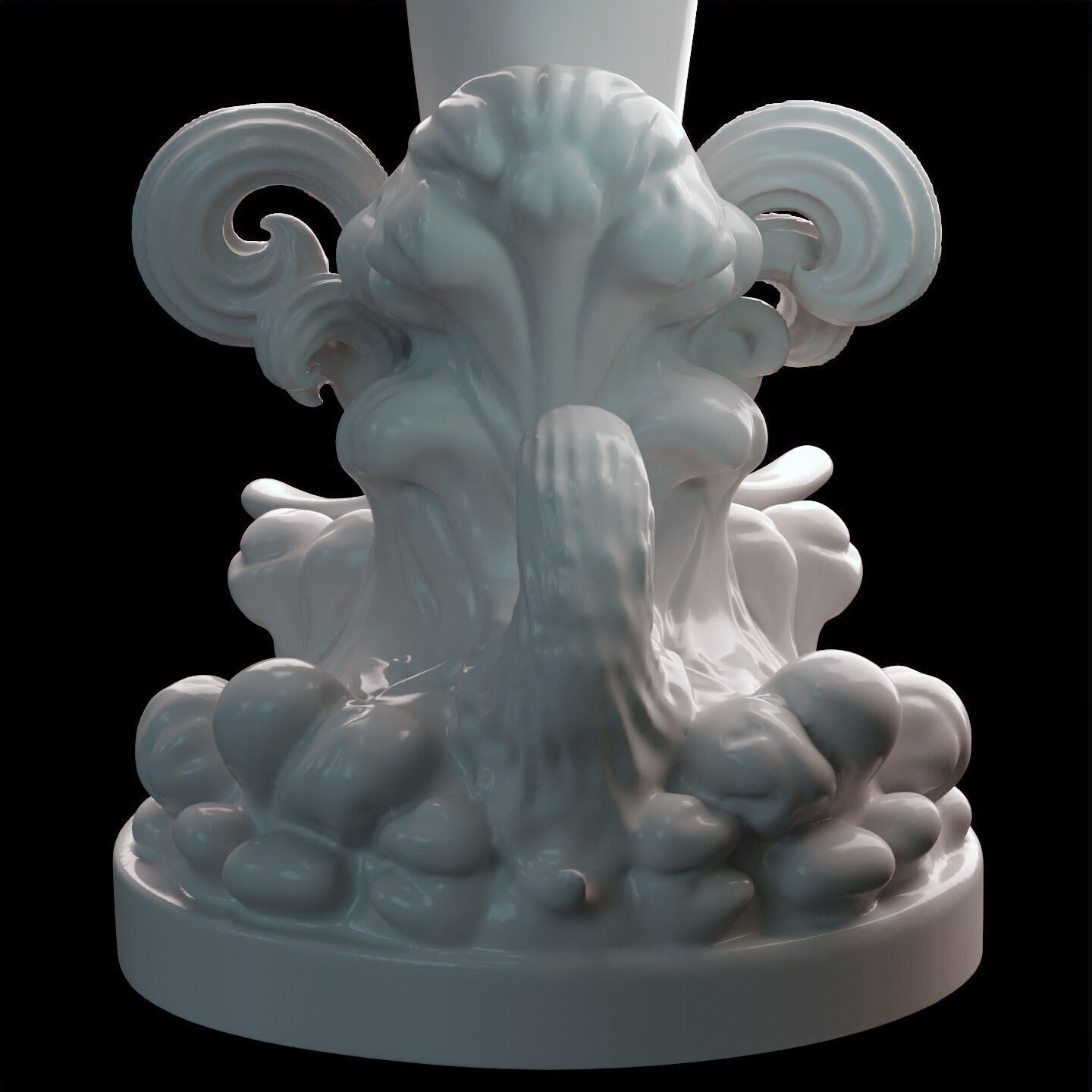 Dolphin Jumping Over Ocean Waves 3D print model_9