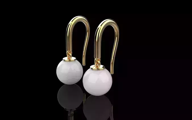 Pearl earring model 1066