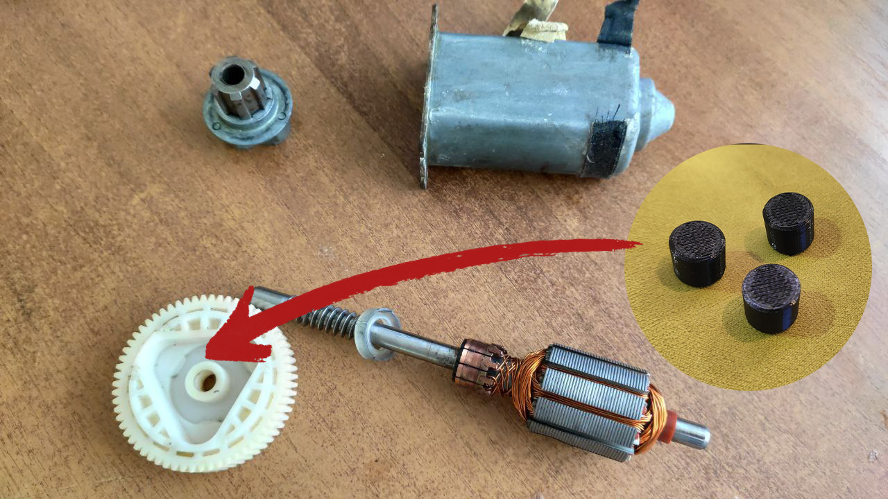 Ford Lincoln Mercury Power Window Repair Kit Plugs Torque Pins 3D print model_2