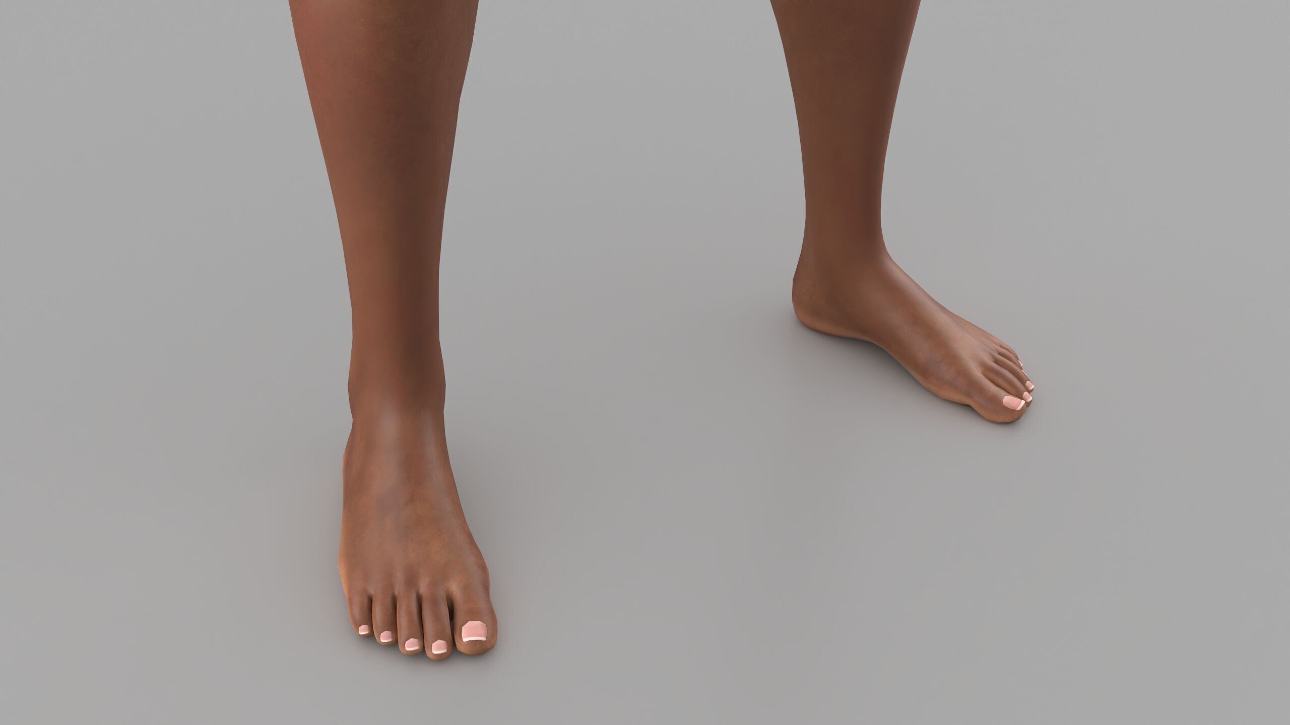 Sexy Girl 3D model  Full Nude Low-poly  Low-poly 3D model_7