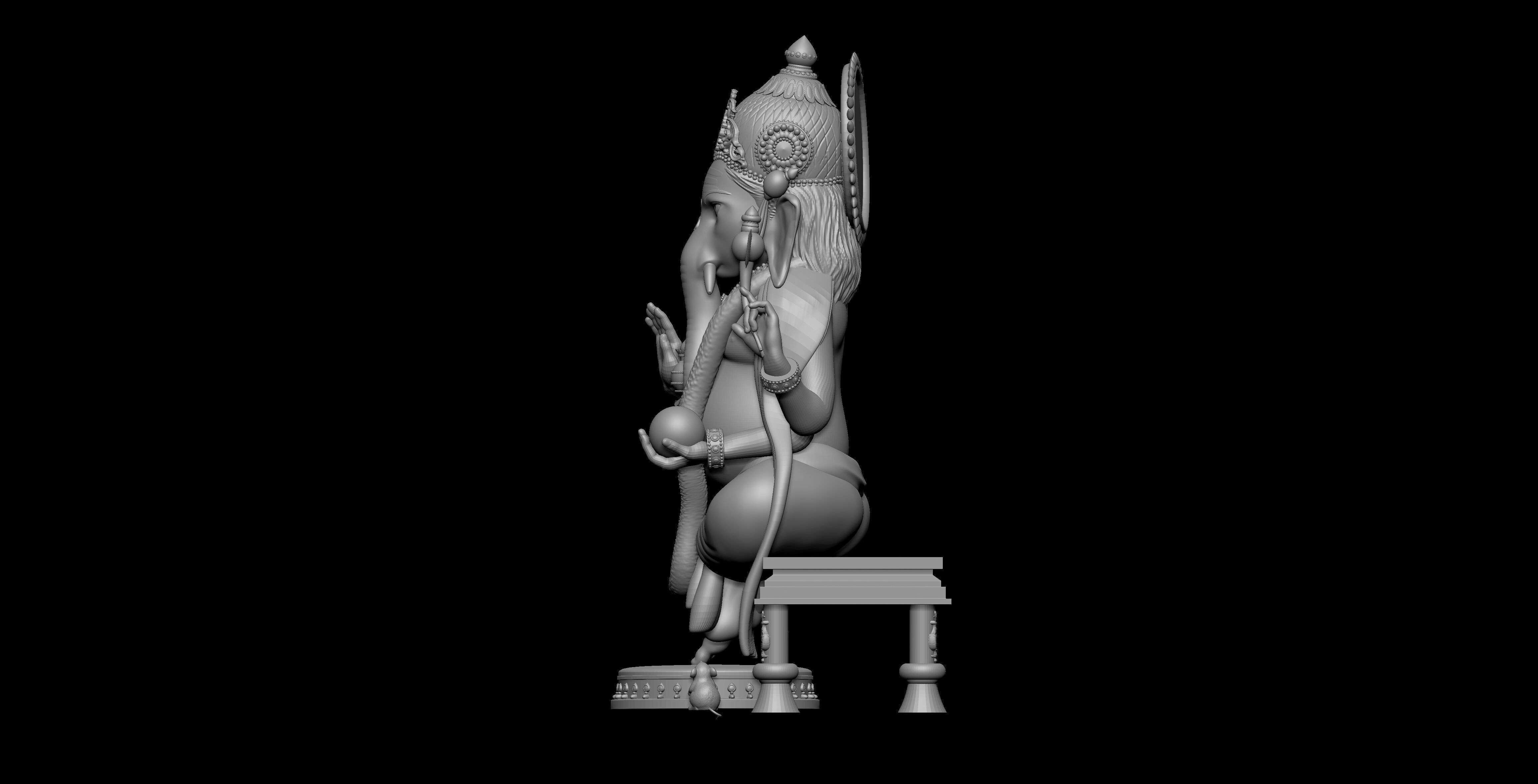 Pillayar 3D print model_1