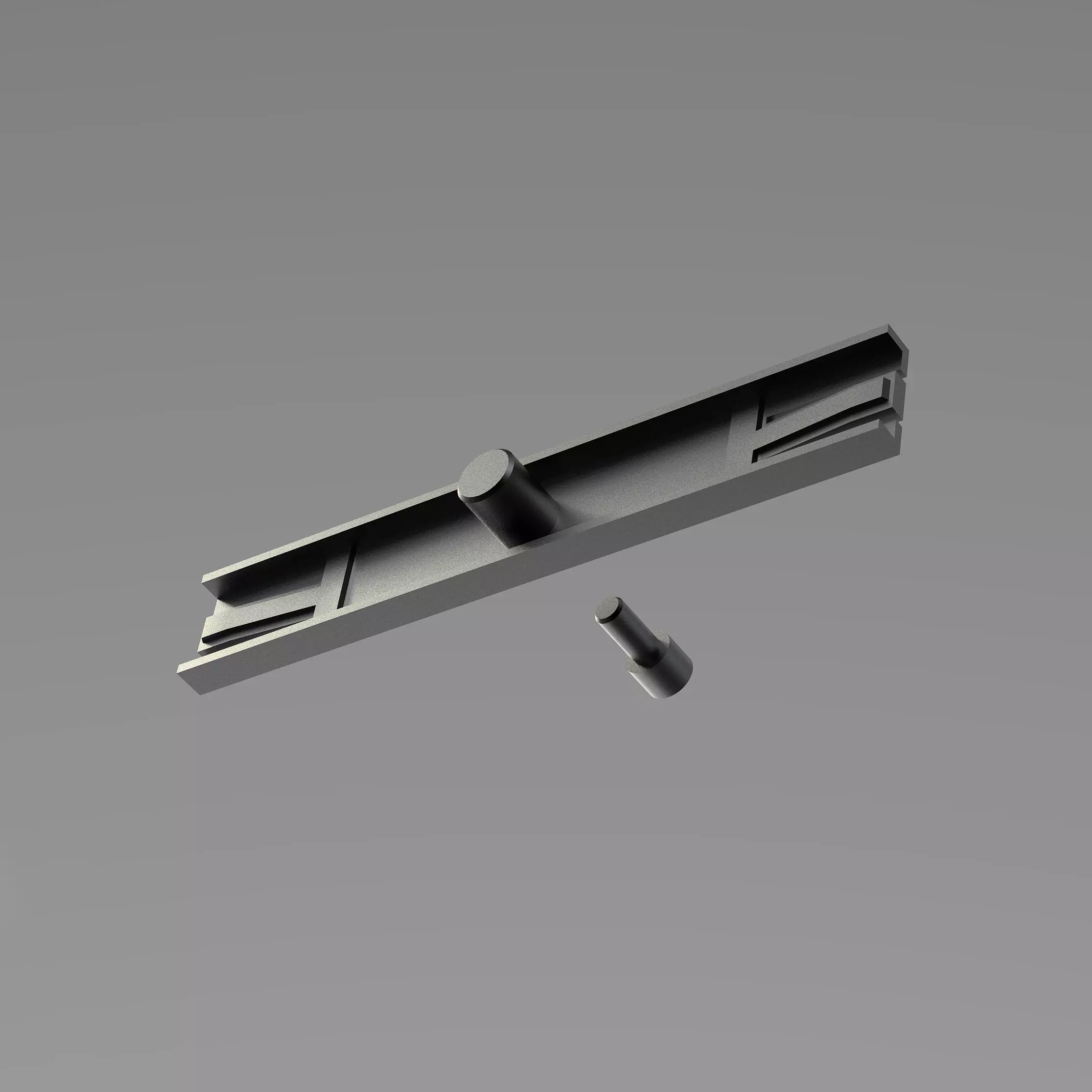 Lincoln Town Car 2 Front Door Handle Trim Bezel Lock Switch 3D print model_0