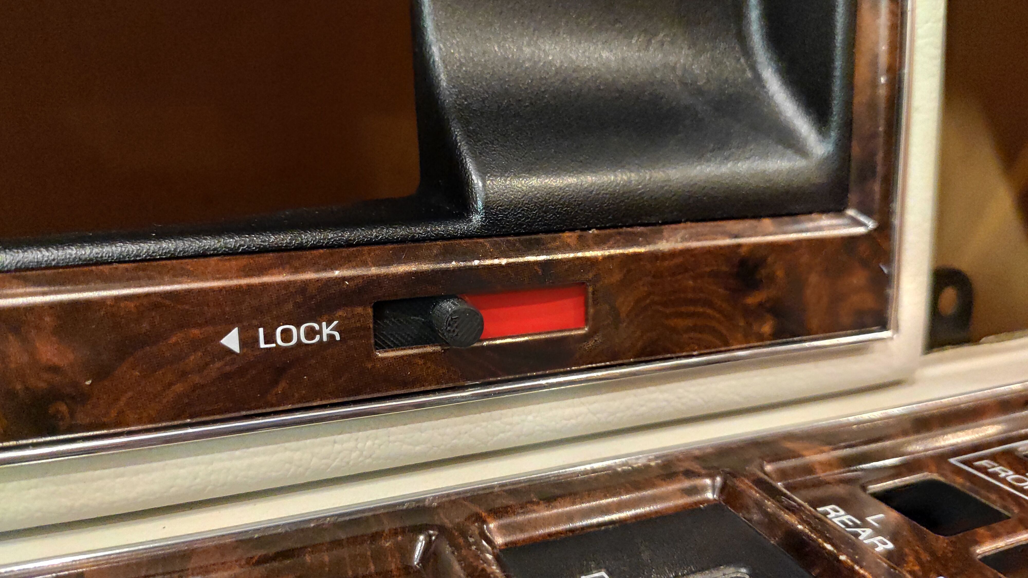 Lincoln Town Car 2 Front Door Handle Trim Bezel Lock Switch 3D print model_4