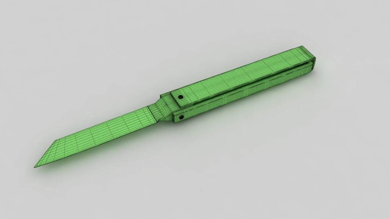 Knife Transformer 3D model_28