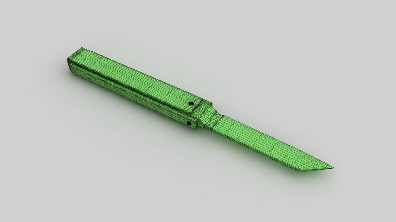 Knife Transformer 3D model_24